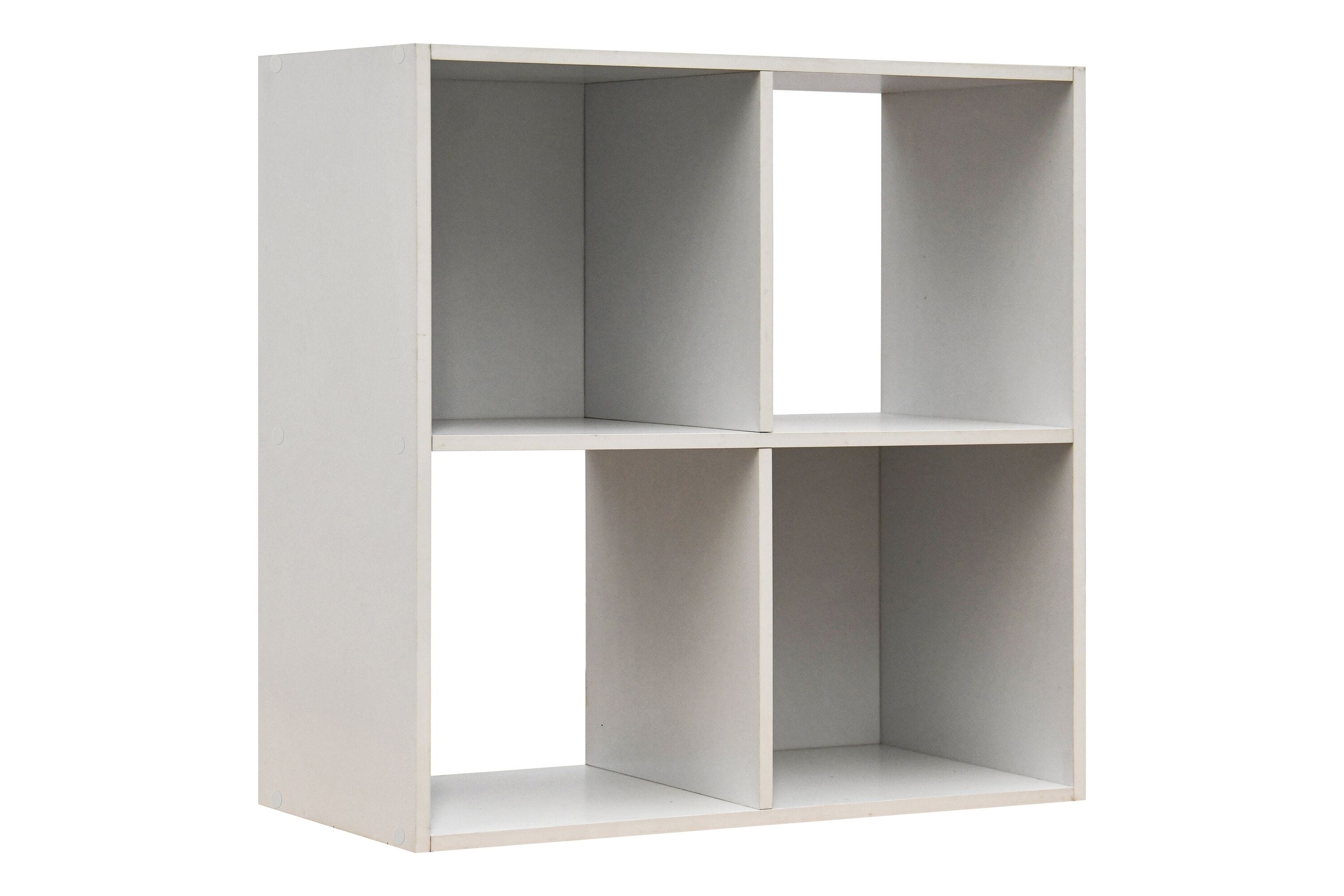 4 Tier Laminate Stackable Shoe Cubby White - Brightroom™