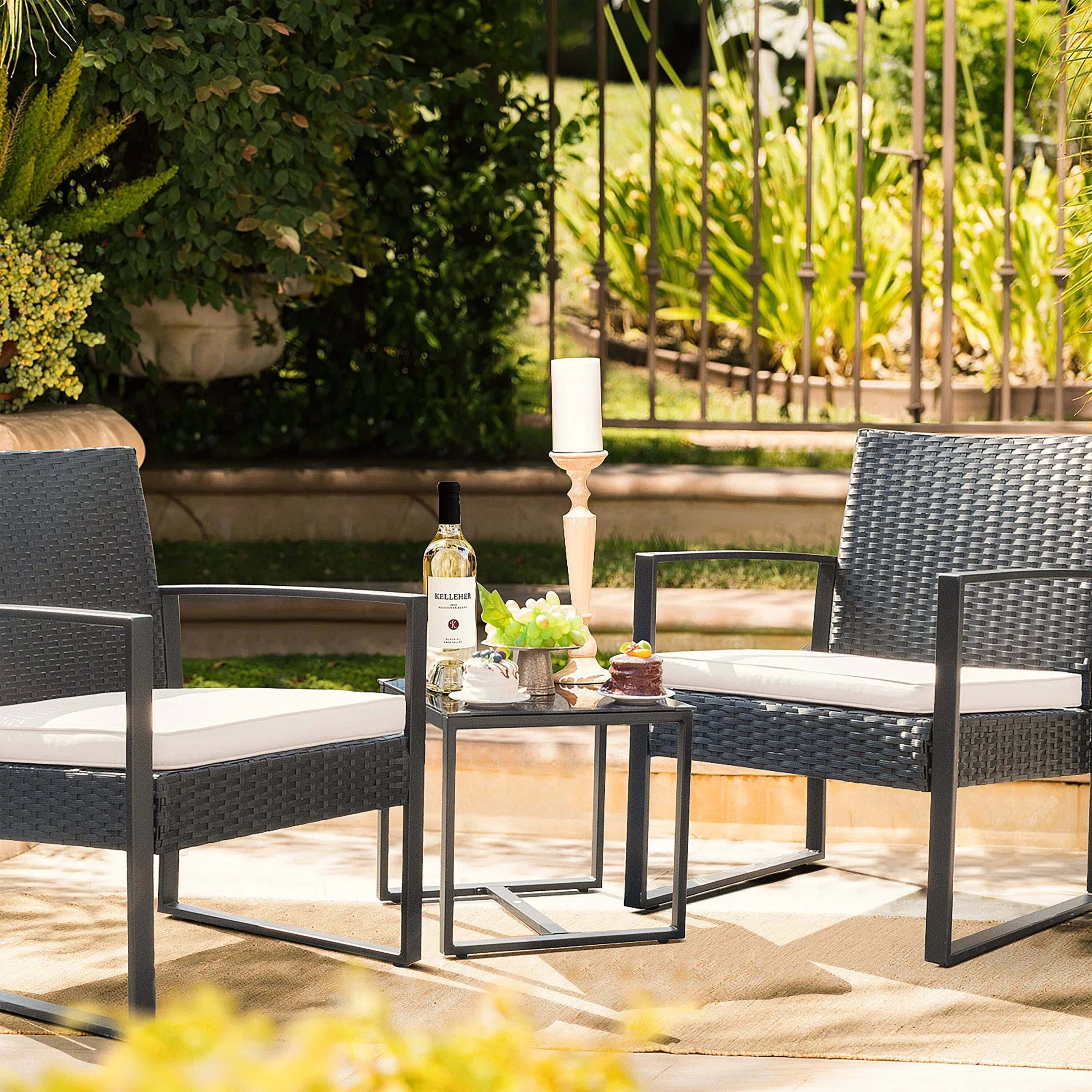 Vineego LS-LCRC813SWT0 Patio-Conversation-Sets - View #4