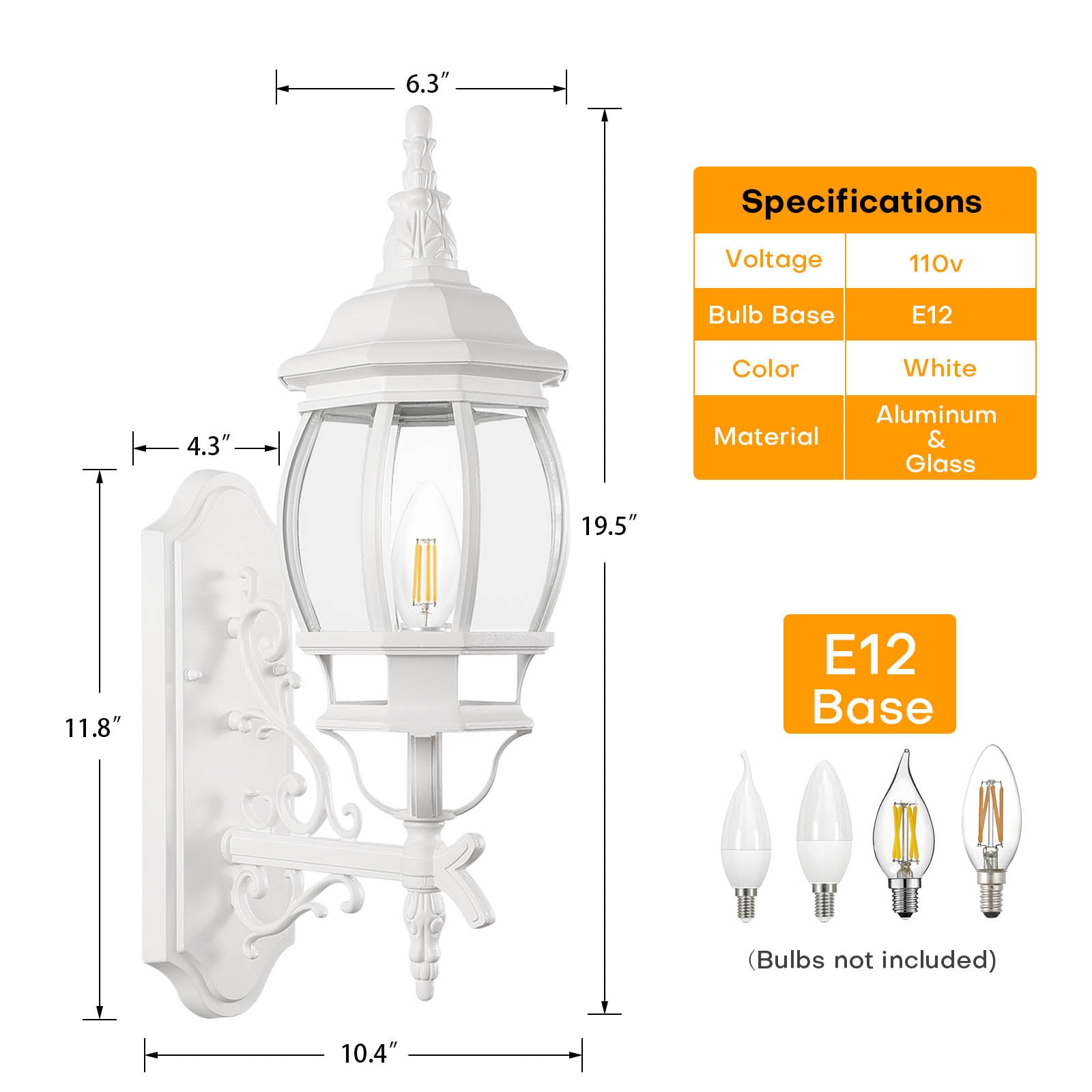 LamQee 06FTL0241AWT Outdoor-Wall-Lighting - View #13