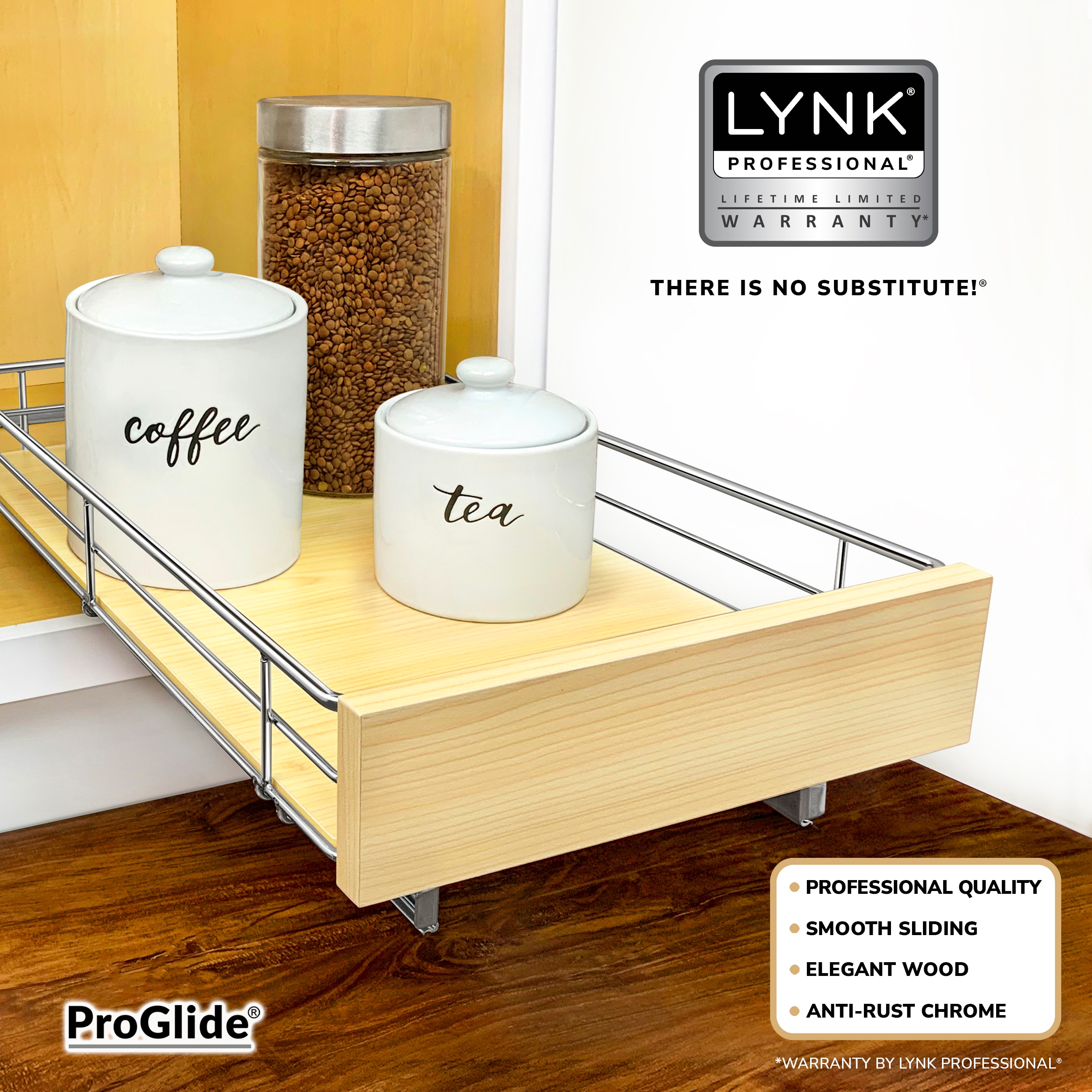 Lynk Professional Select 421121DS Pull-Out-Cabinet-Baskets - View #2