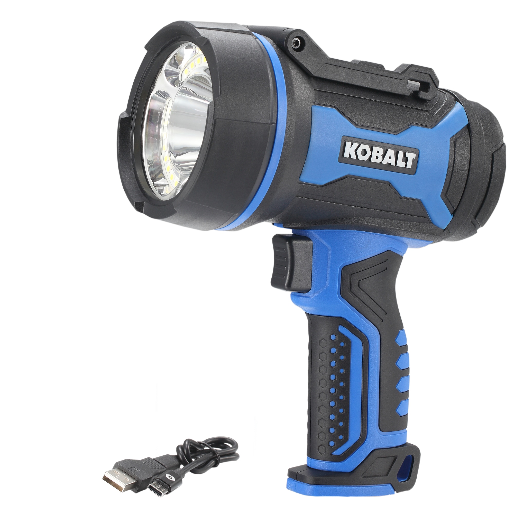 Kobalt KS5000DP 5000-Lumen 3 -Adjustable Mode LED Rechargeable Spotlight Flashlight