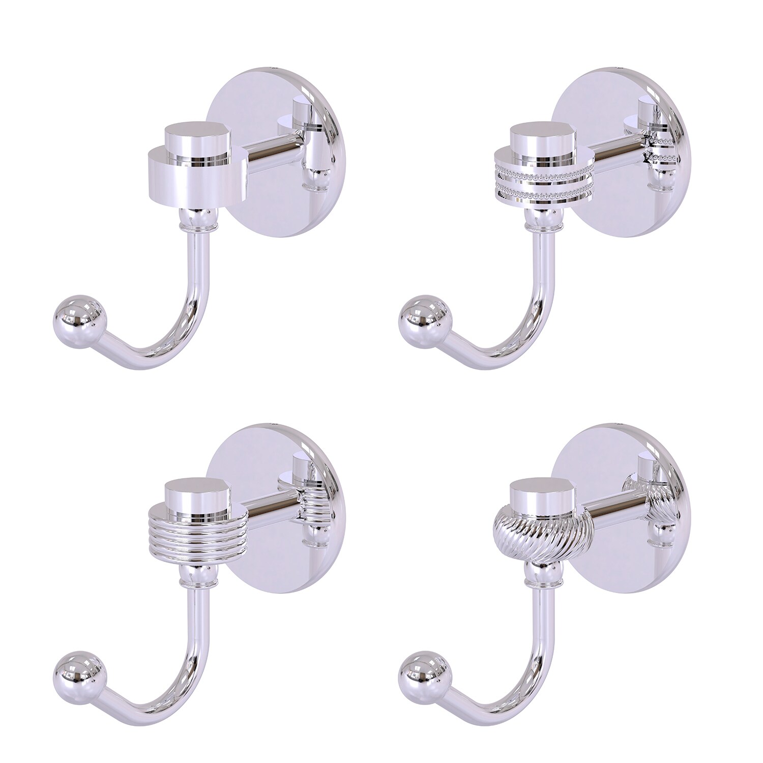 Allied Brass 7120D-PC Robe-Hooks - View #3