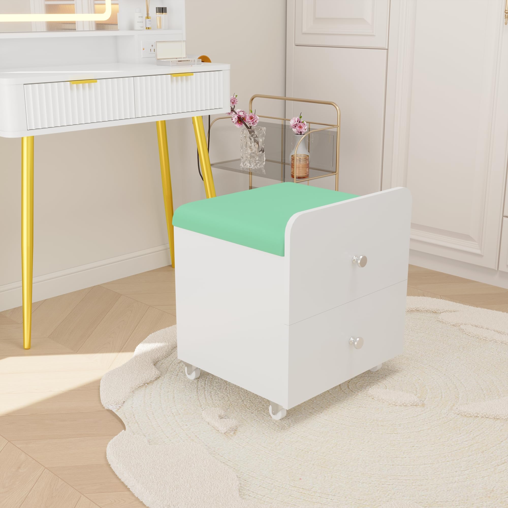 GarveeLife BWR-HG0N37QUP345 Vanity-Stools - View #4