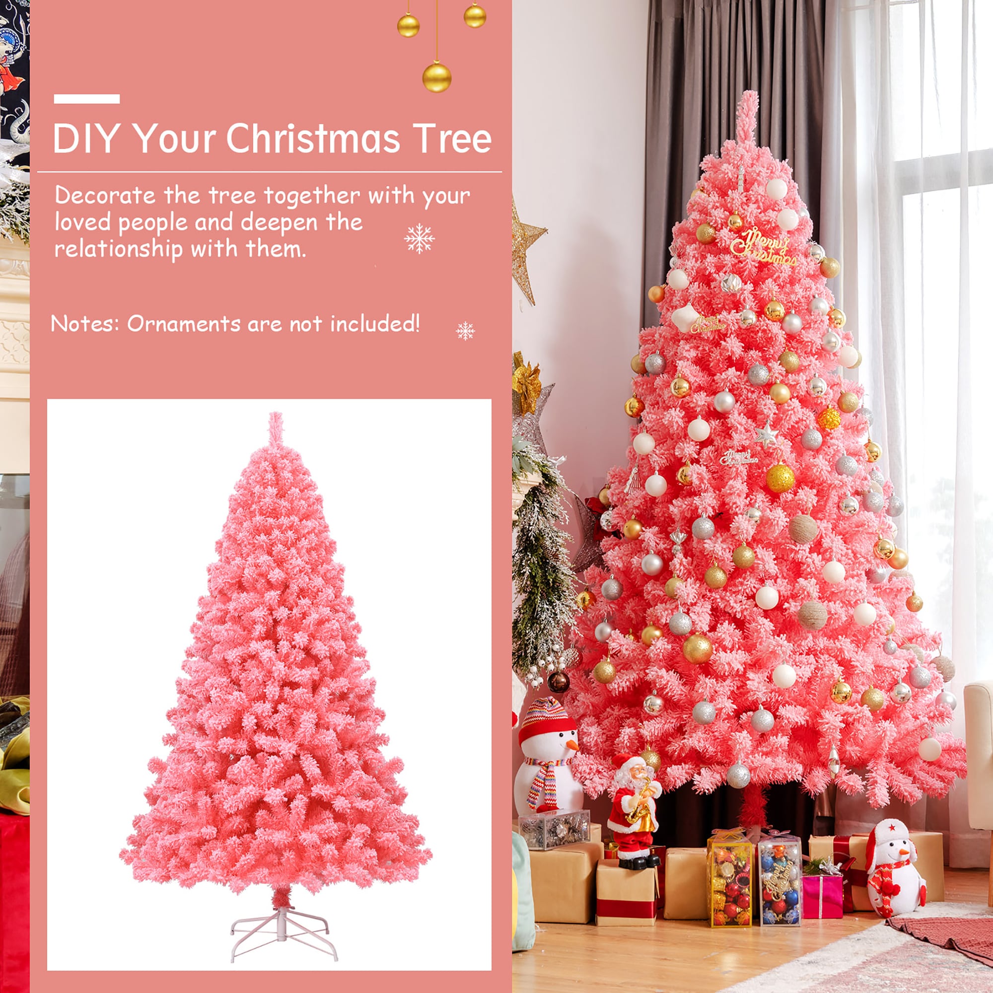Costway CM23567 Artificial-Christmas-Trees - View #3