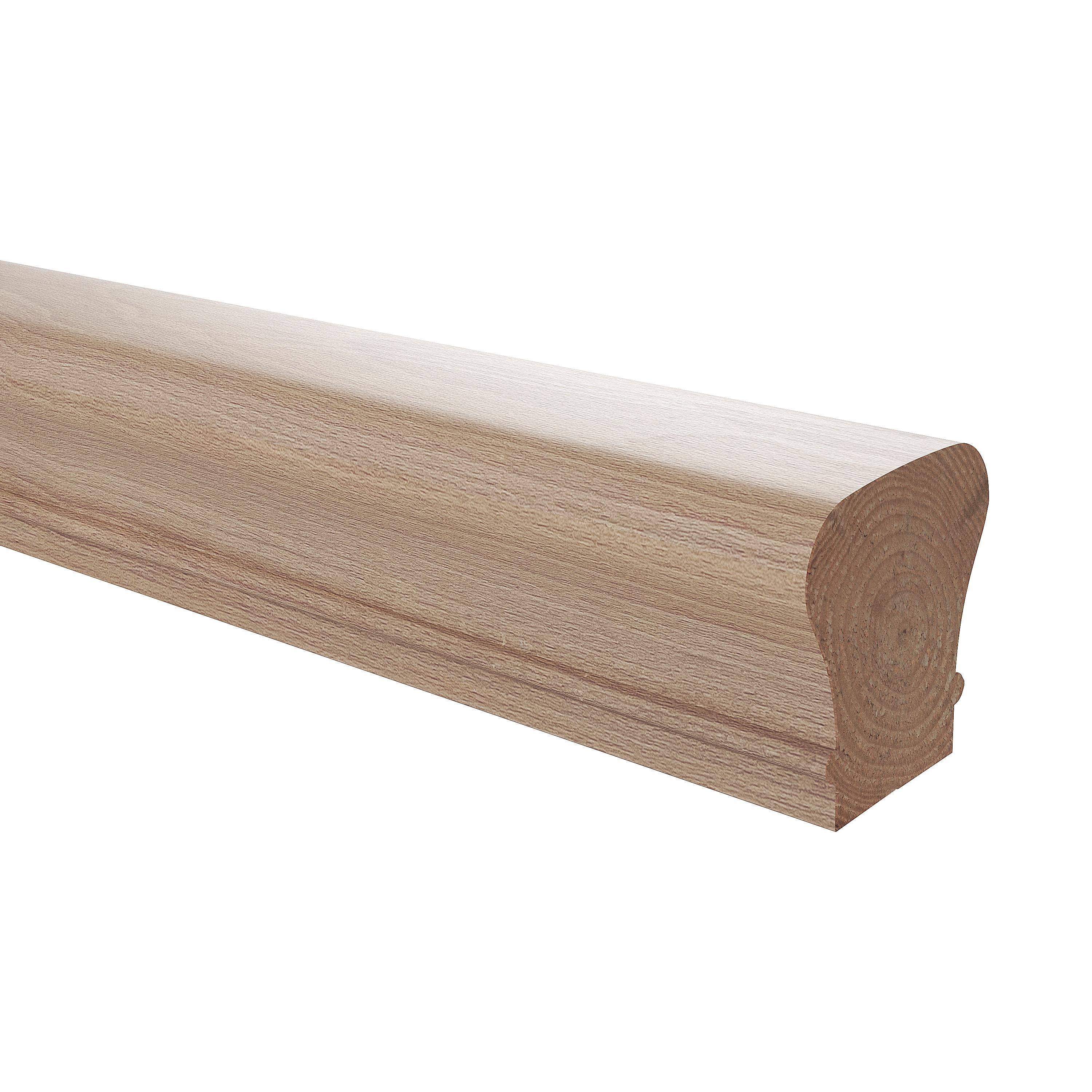 Crown Heritage 2.25-in x 72-in Unfinished Wood Beechwood Handrail in ...