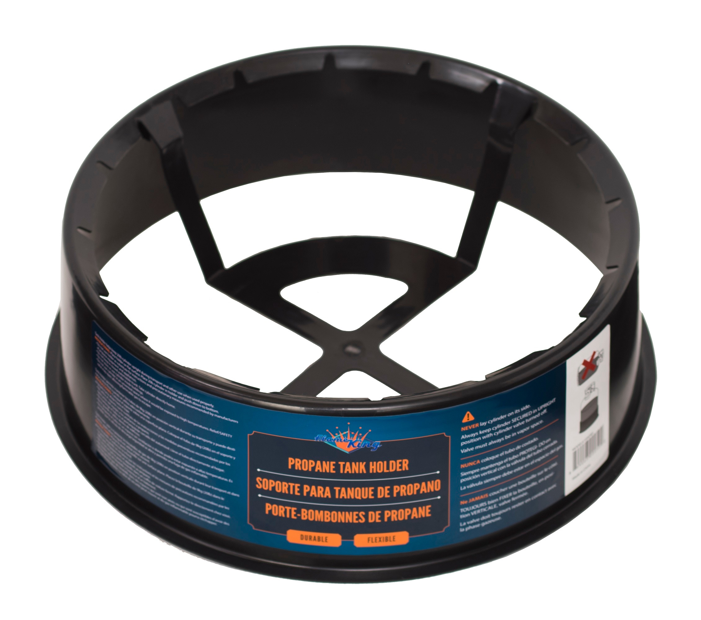 Flame King Base Stabilizer for 20,30,40LB Propane Cylinders Plastic Propane  Tank Stabilizer in the Propane Tanks & Accessories department at Lowes.com