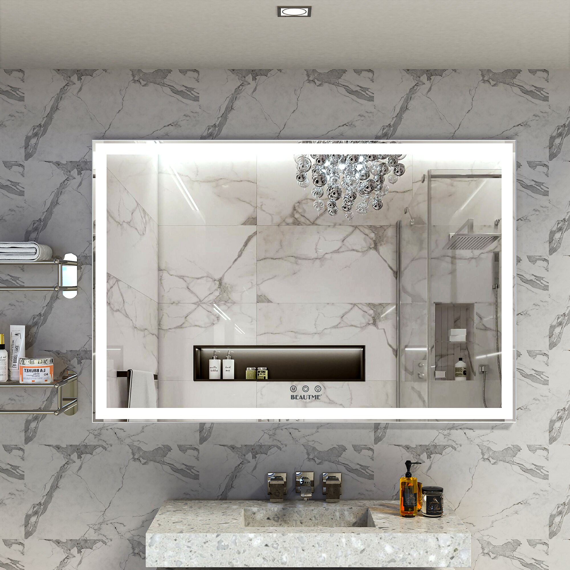 Forclover MF03GI-ME02 Framed-Bath-Mirrors - View #5