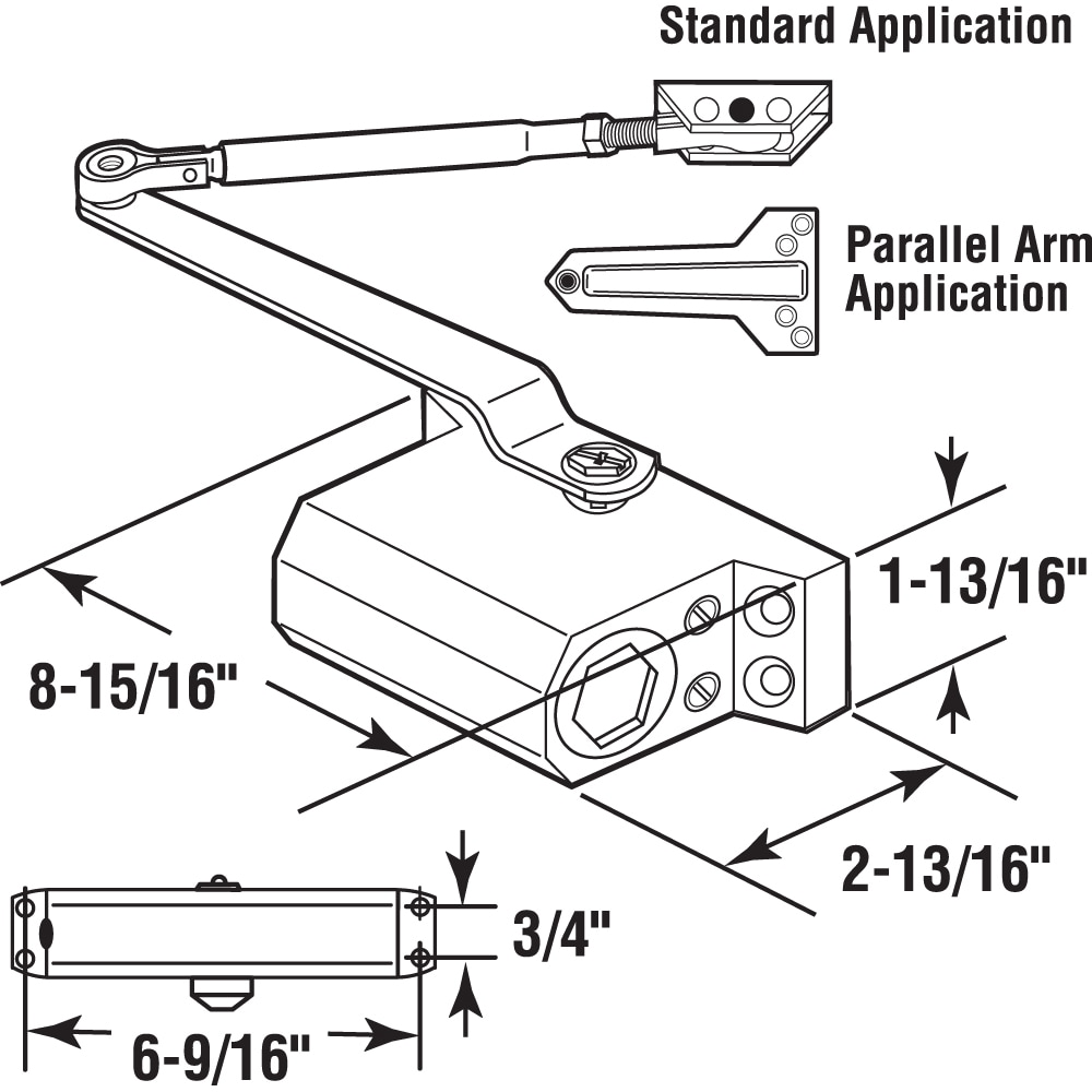 Prime-Line MP4609 Door-Closures - View #2