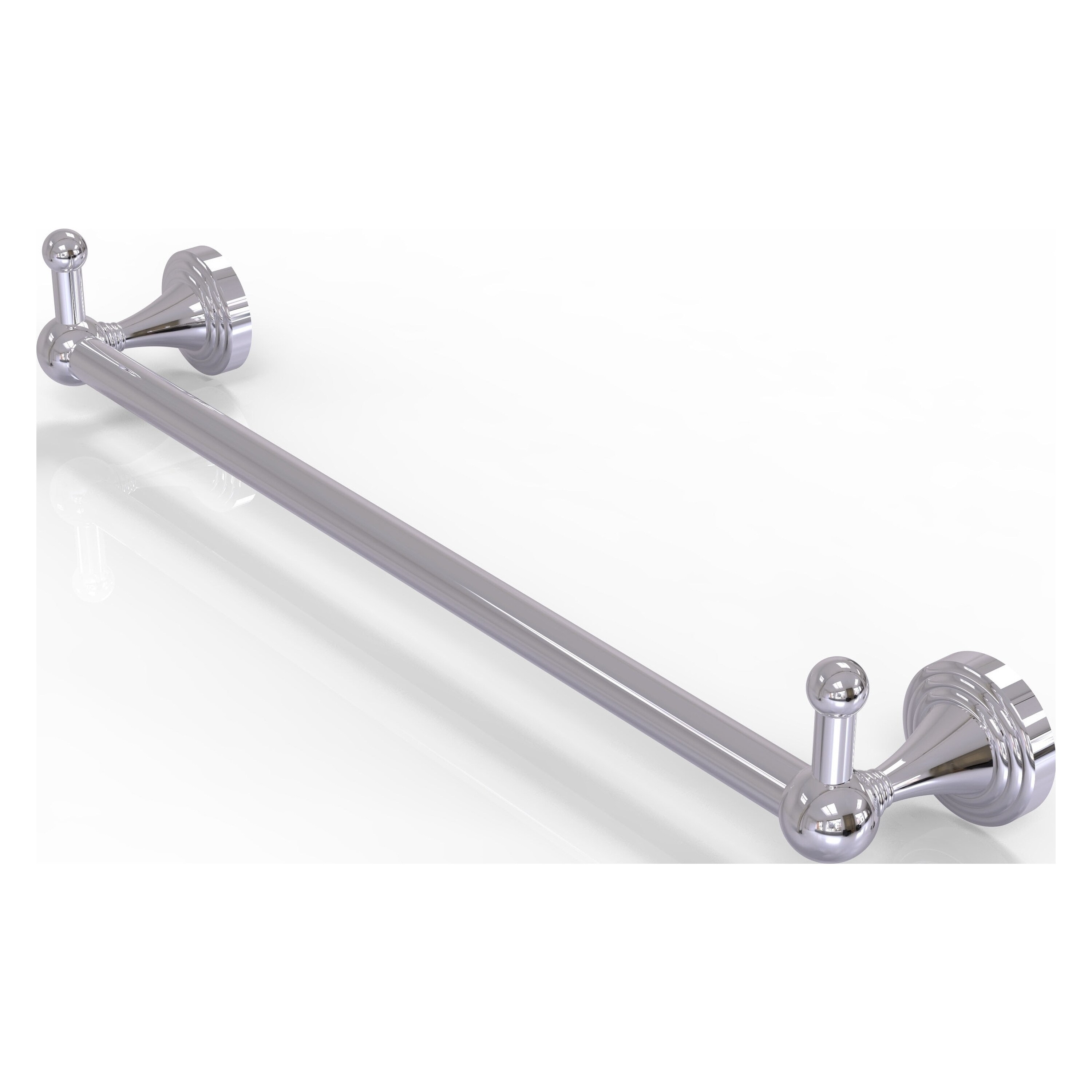 Allied Brass SG-41-18-PEG-PC Sag Harbor 18-in Polished Chrome Wall mount Single Towel Bar