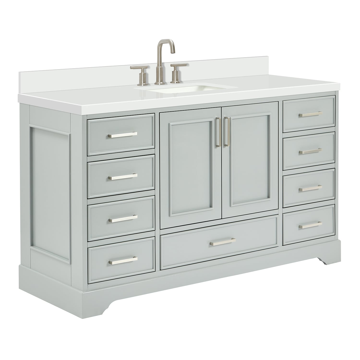 ARIEL M061SWQRVOGRY Bath-Vanity-Combo - View #3