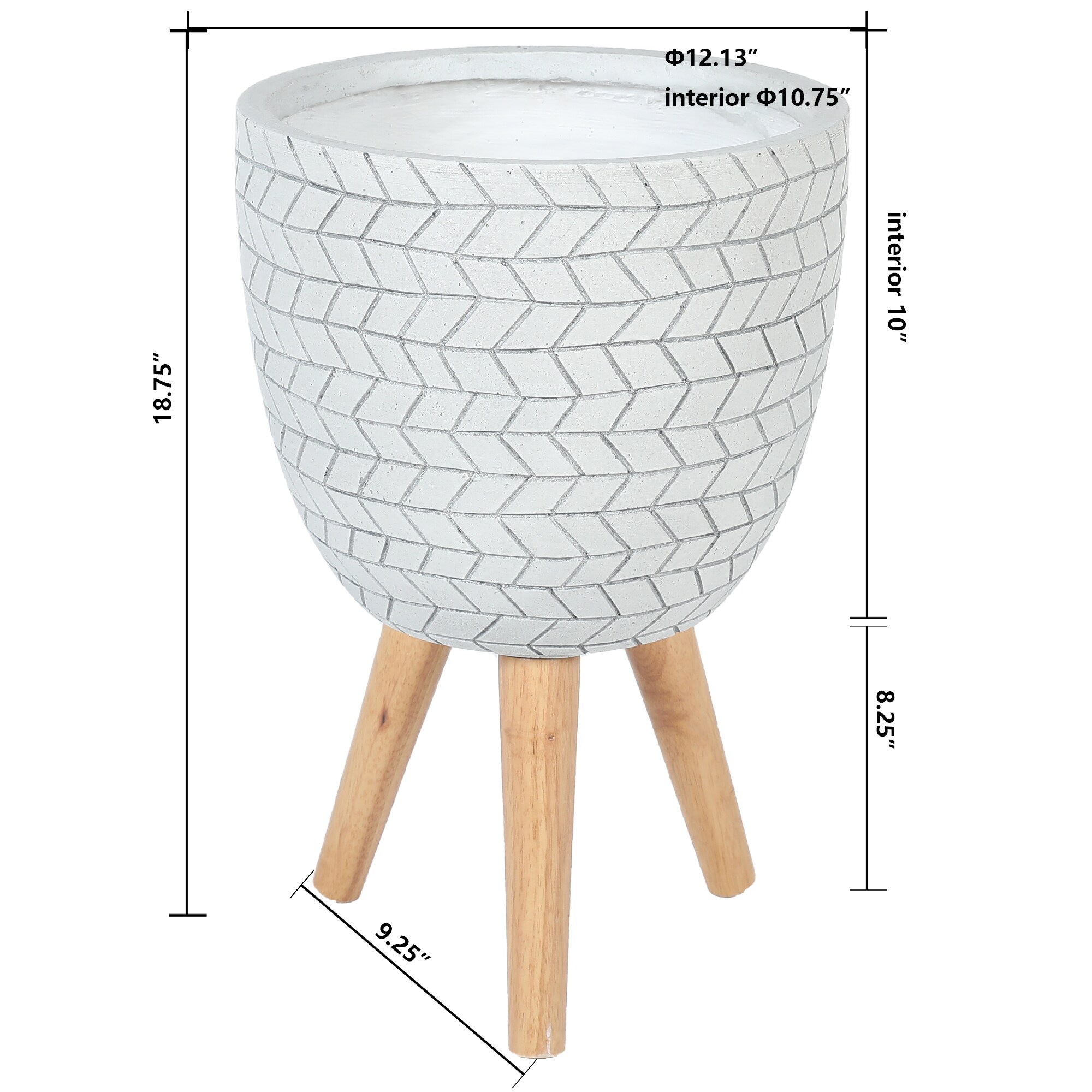LuxenHome WHPL1370 Planter-Window-Box - View #8
