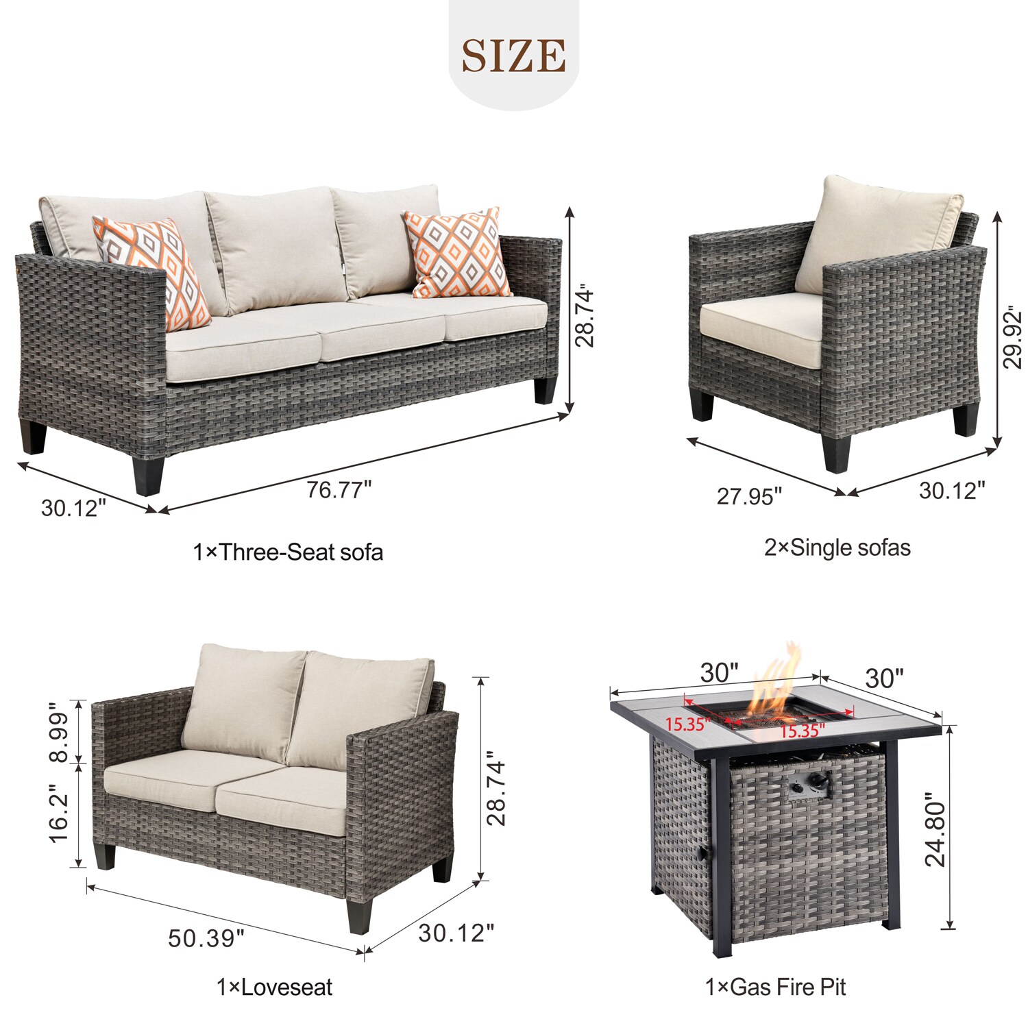 Ovios FPLRS605 Patio-Conversation-Sets - View #8