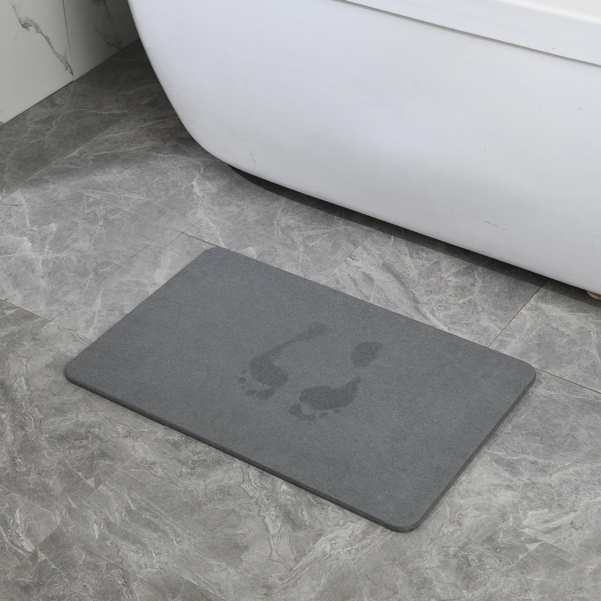 J&V TEXTILES 8521-GR Bath-Rugs - View #2