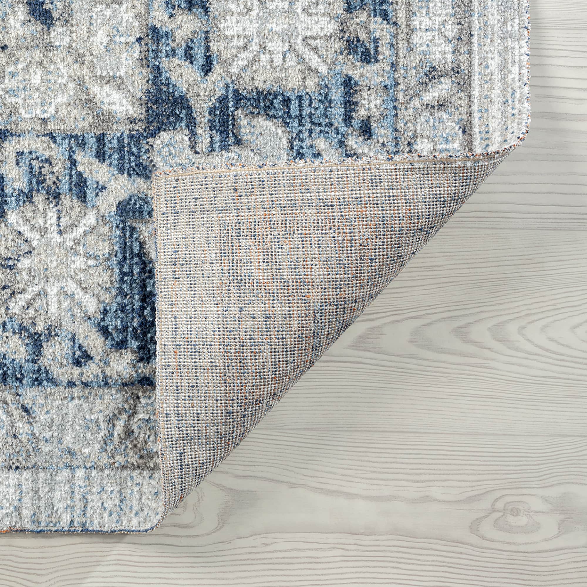 Palazzo 5' x 8' Gray Synthetic Modern Rectangular Rug