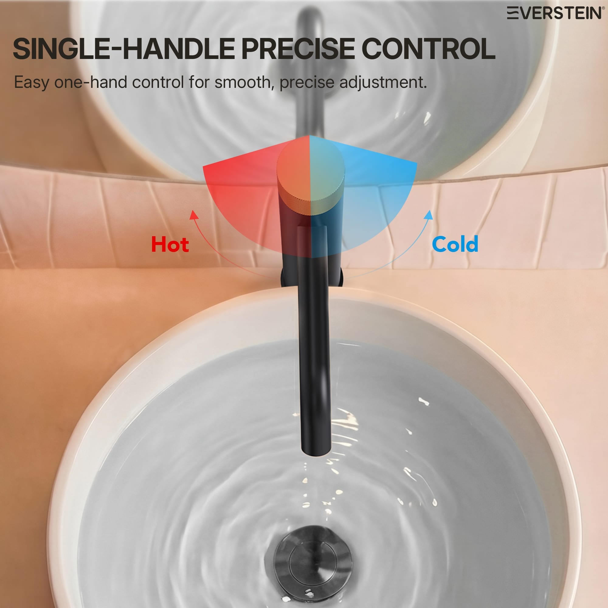 EVERSTEIN SFS-1167-BK-GD Lavatory-Faucets - View #6