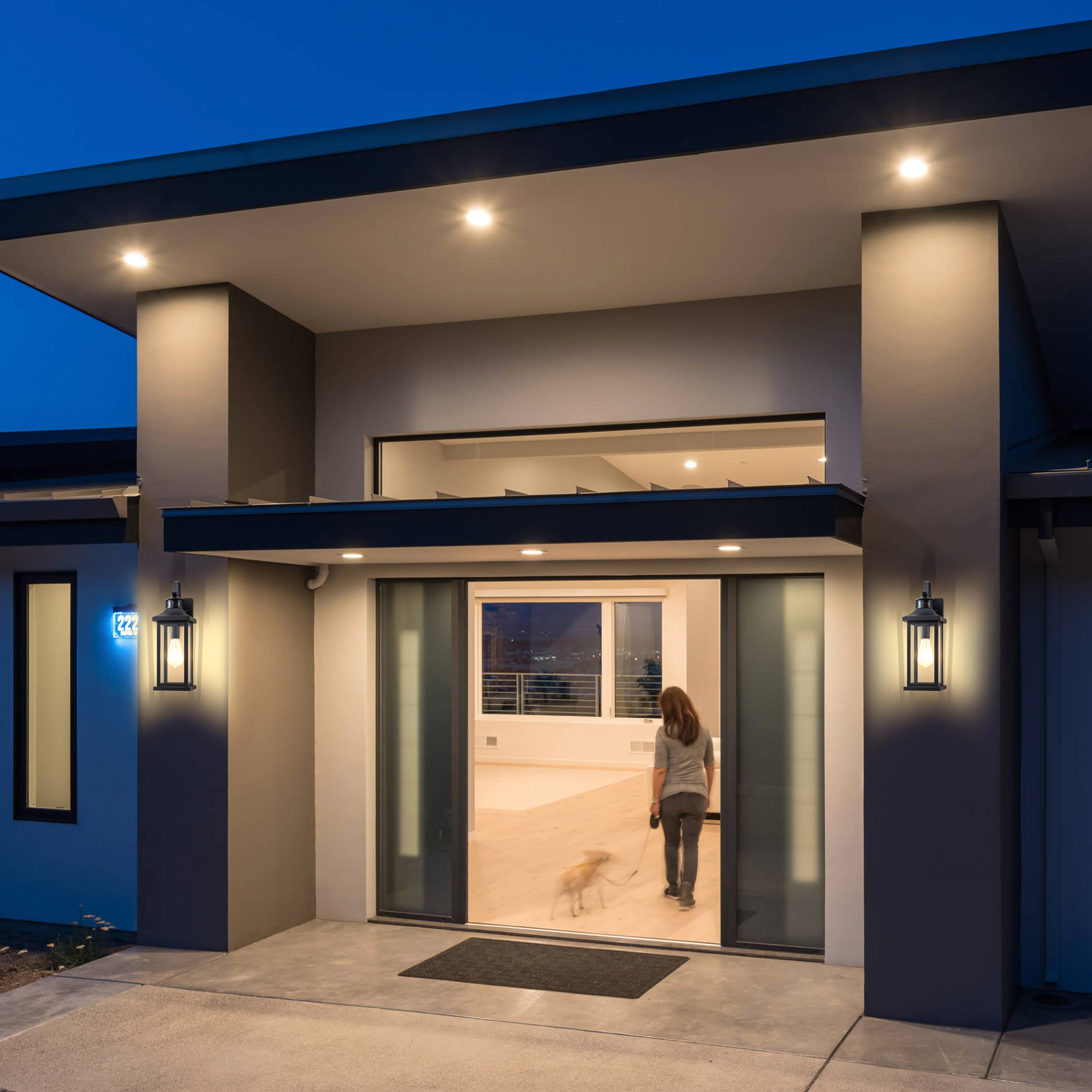 C Cattleya LCA2577-JUN-2W Outdoor-Wall-Lighting - View #7