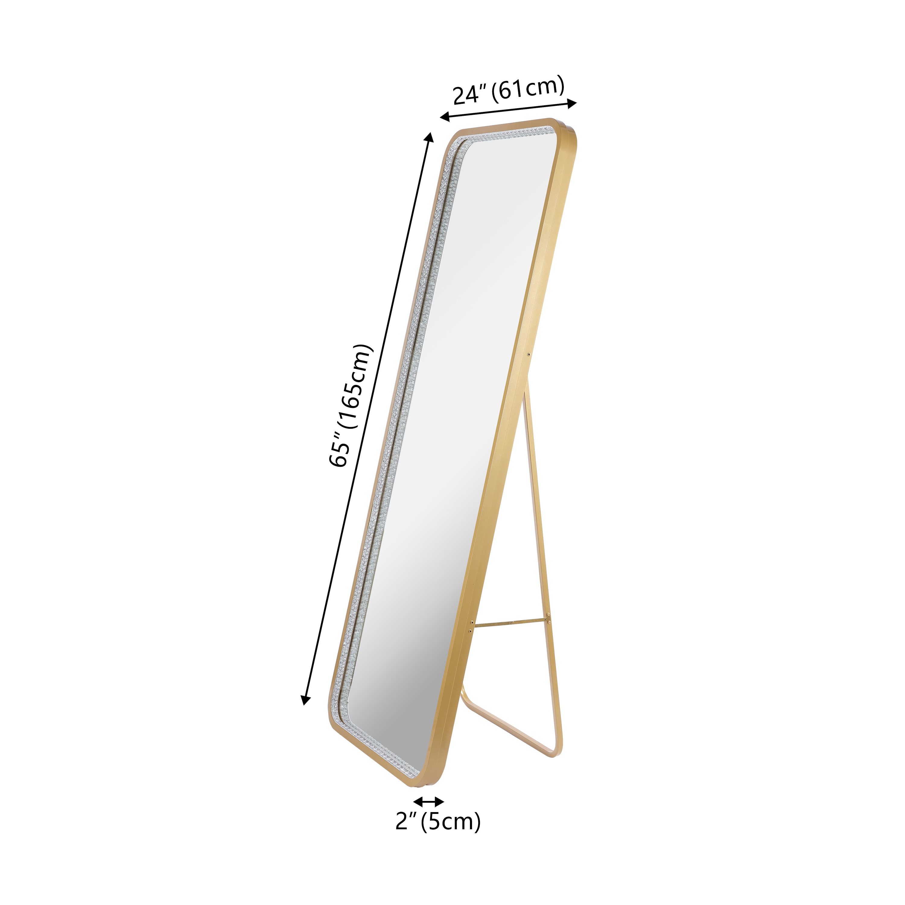 JONATHAN  Y MIR105B-2465 Framed-Bath-Mirrors - View #8
