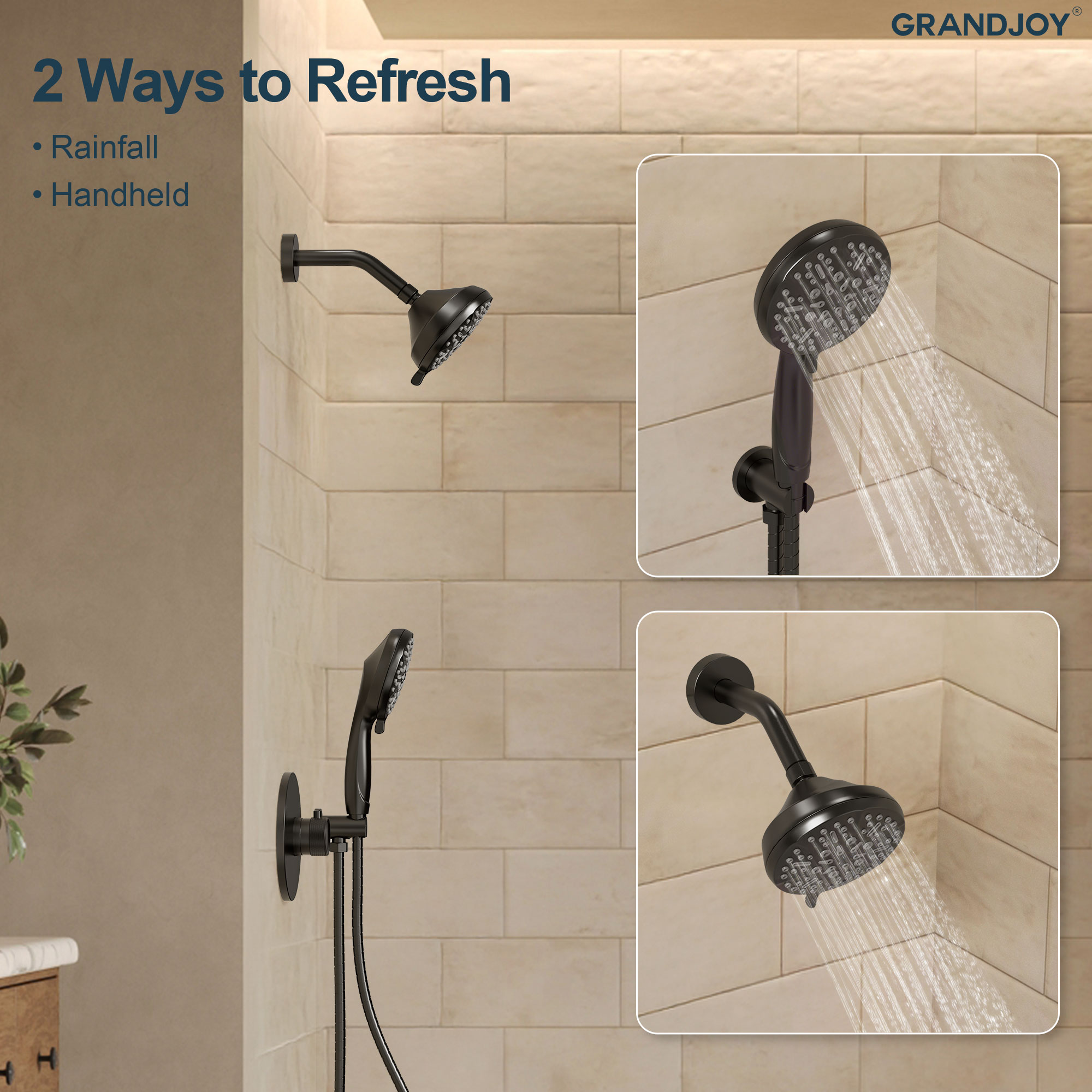 GRANDJOY SGF11GJ-03-BL5 Tub-Shower-Faucets - View #4