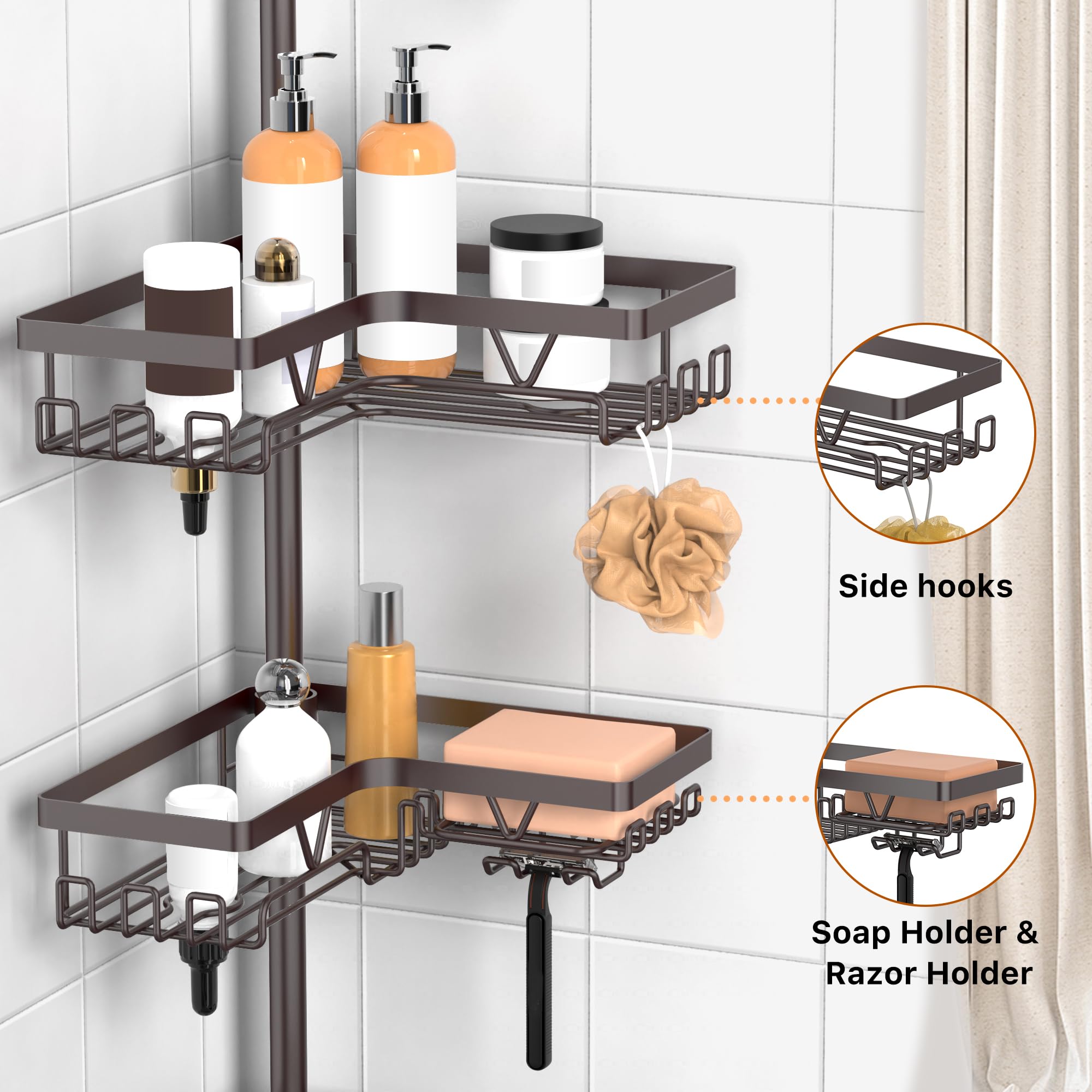 Lovav 5749848290536 Bathroom-Shelves - View #3