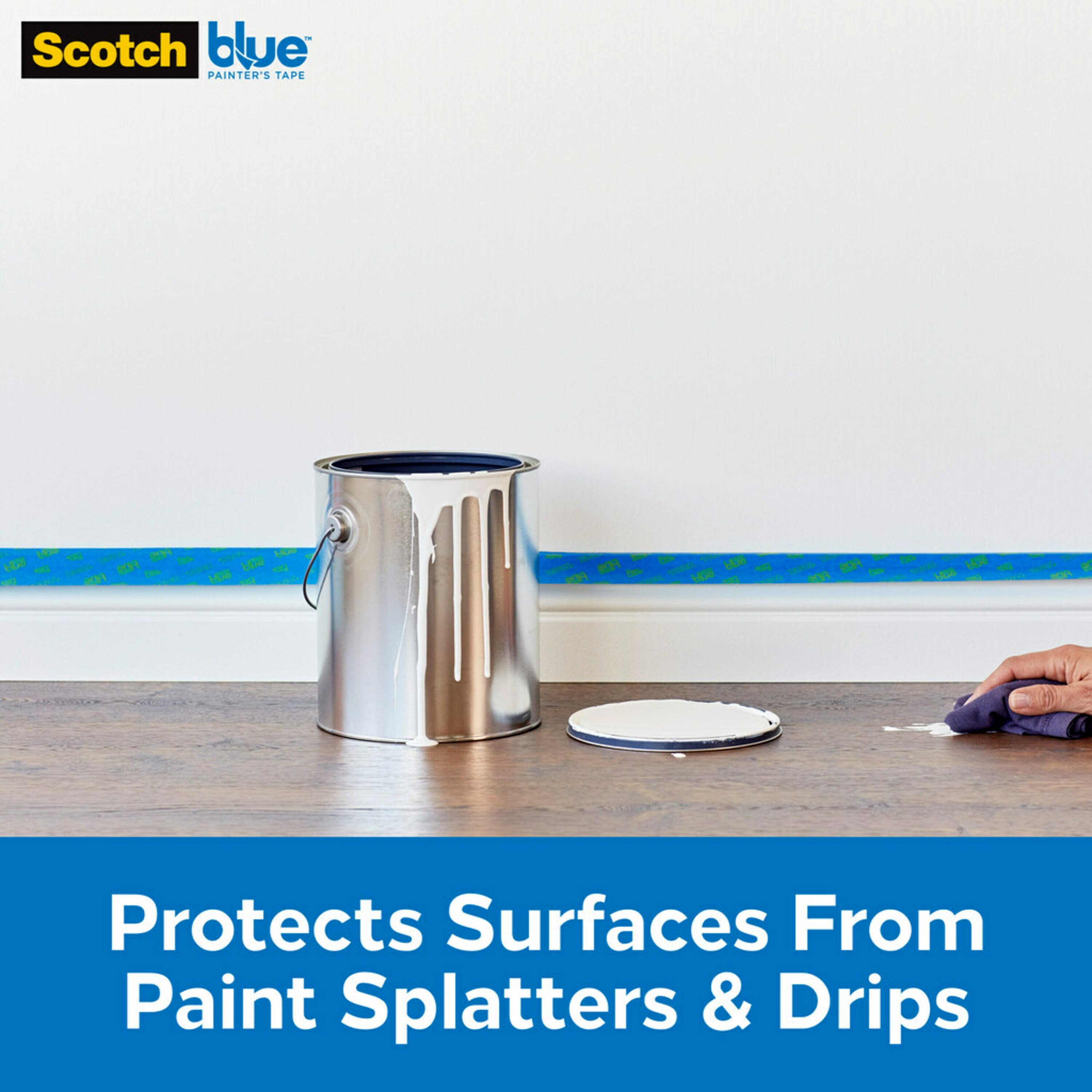 Shop ScotchBlue Paint Prep Essentials: ScotchBlue Painters Tape and  Applicator, Masking Film, and Color Changing Spackling Compound Kit at