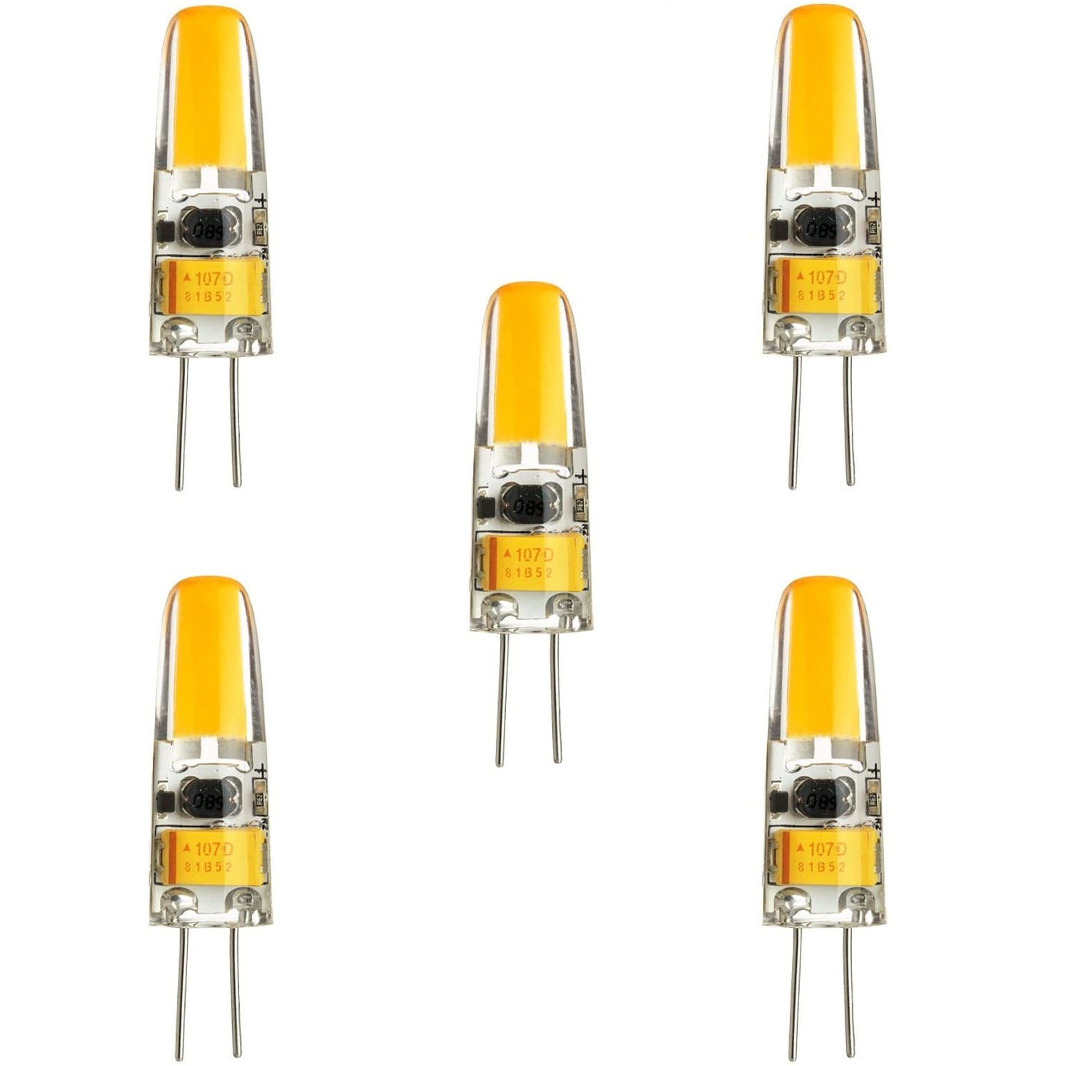 lancering doe niet Automatisch Sunlite 15-Watt EQ Warm White G4 Base Dimmable LED Light Bulb (5-Pack) in  the General Purpose LED Light Bulbs department at Lowes.com