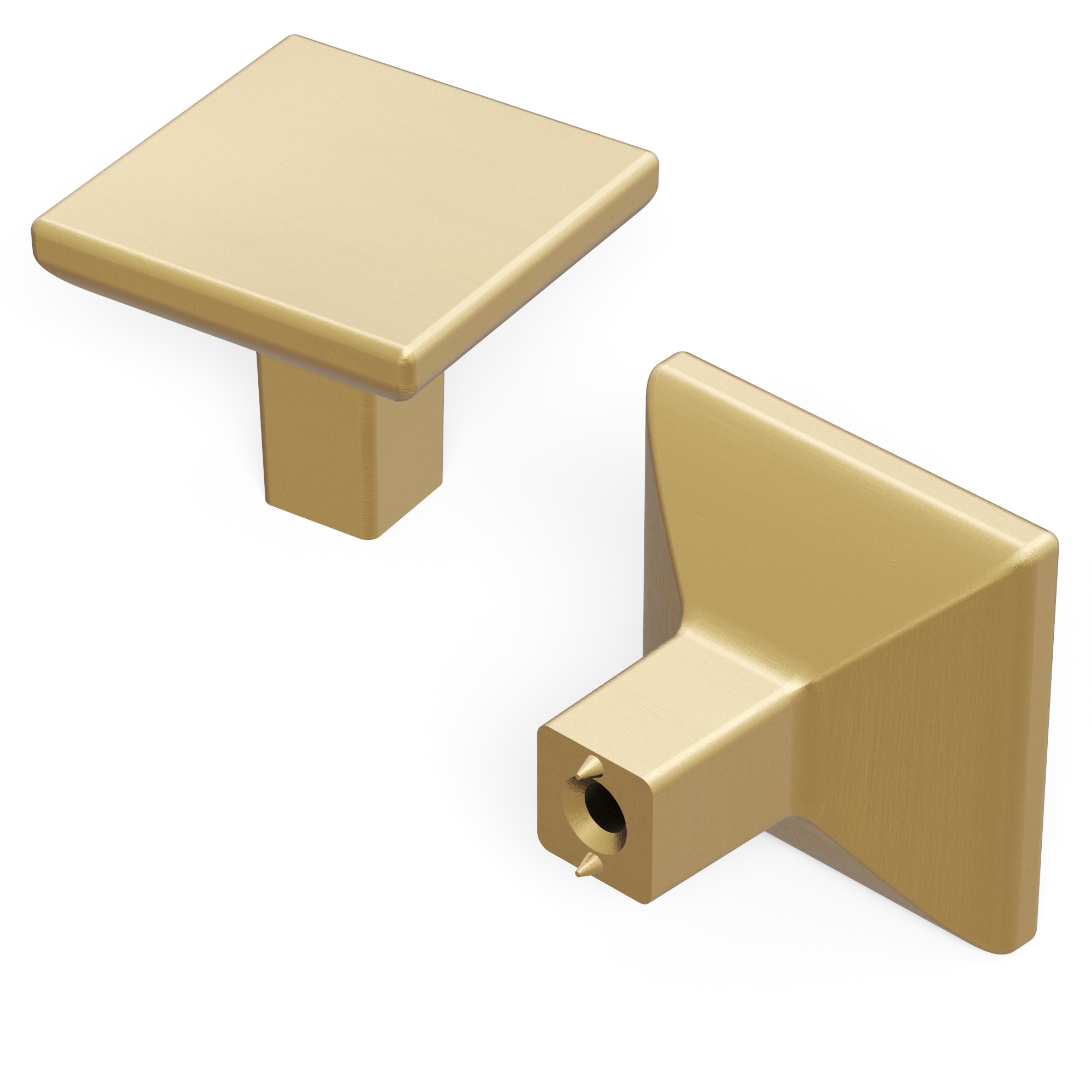 Hickory Hardware HH075341-CBZ Skylight Champagne Bronze Square Contemporary Cabinet Knob