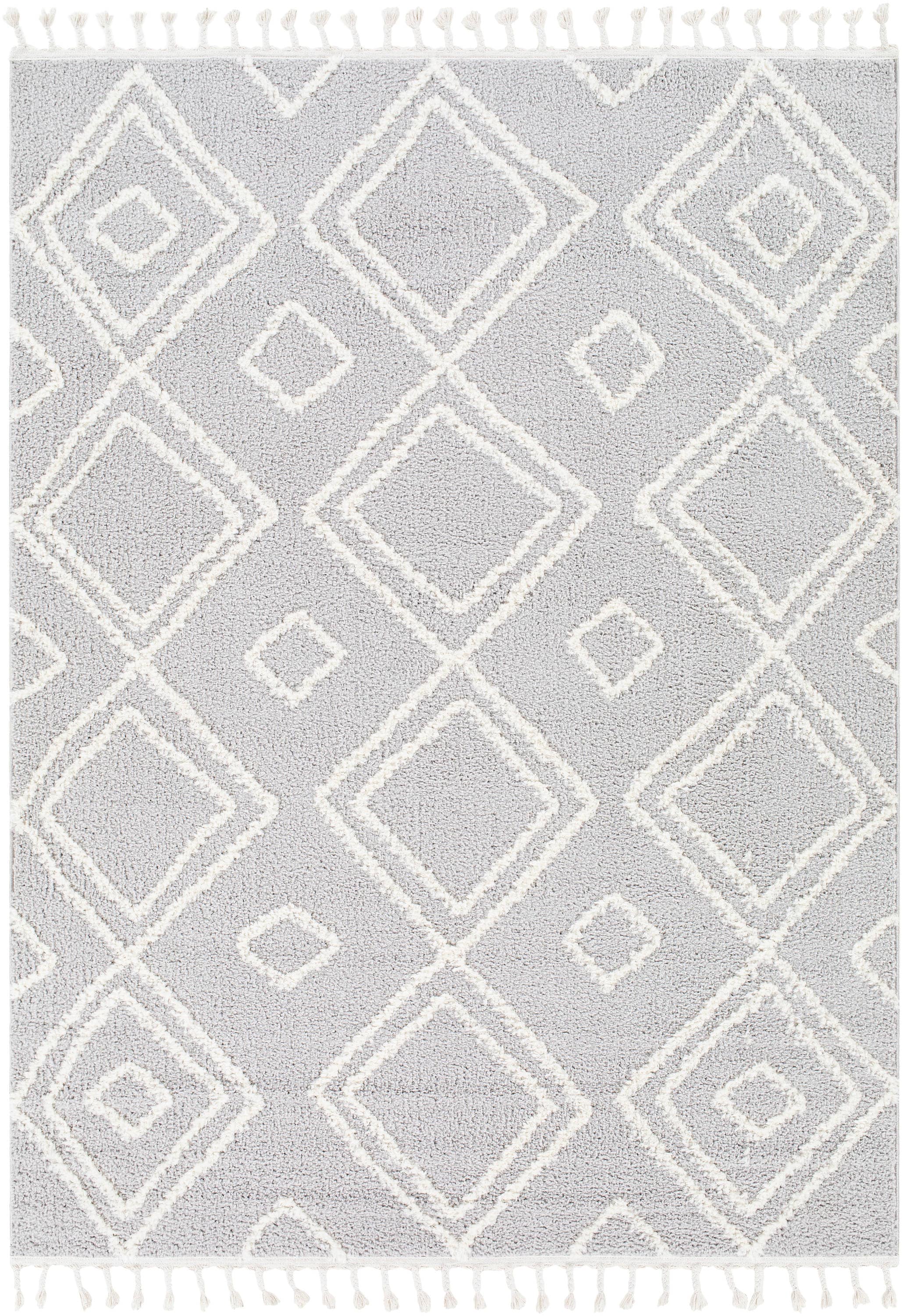 Artistic Weavers AHB2310-537 Alhambra 5 X 7 Light Grey Indoor Tribal Global Area Rug