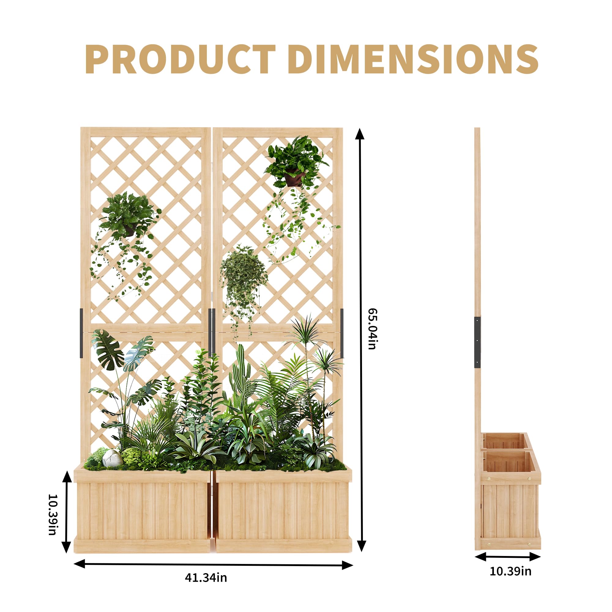 IdealHouse CO-DPH9O50XQL23 Raised-Planter-Boxes - View #3