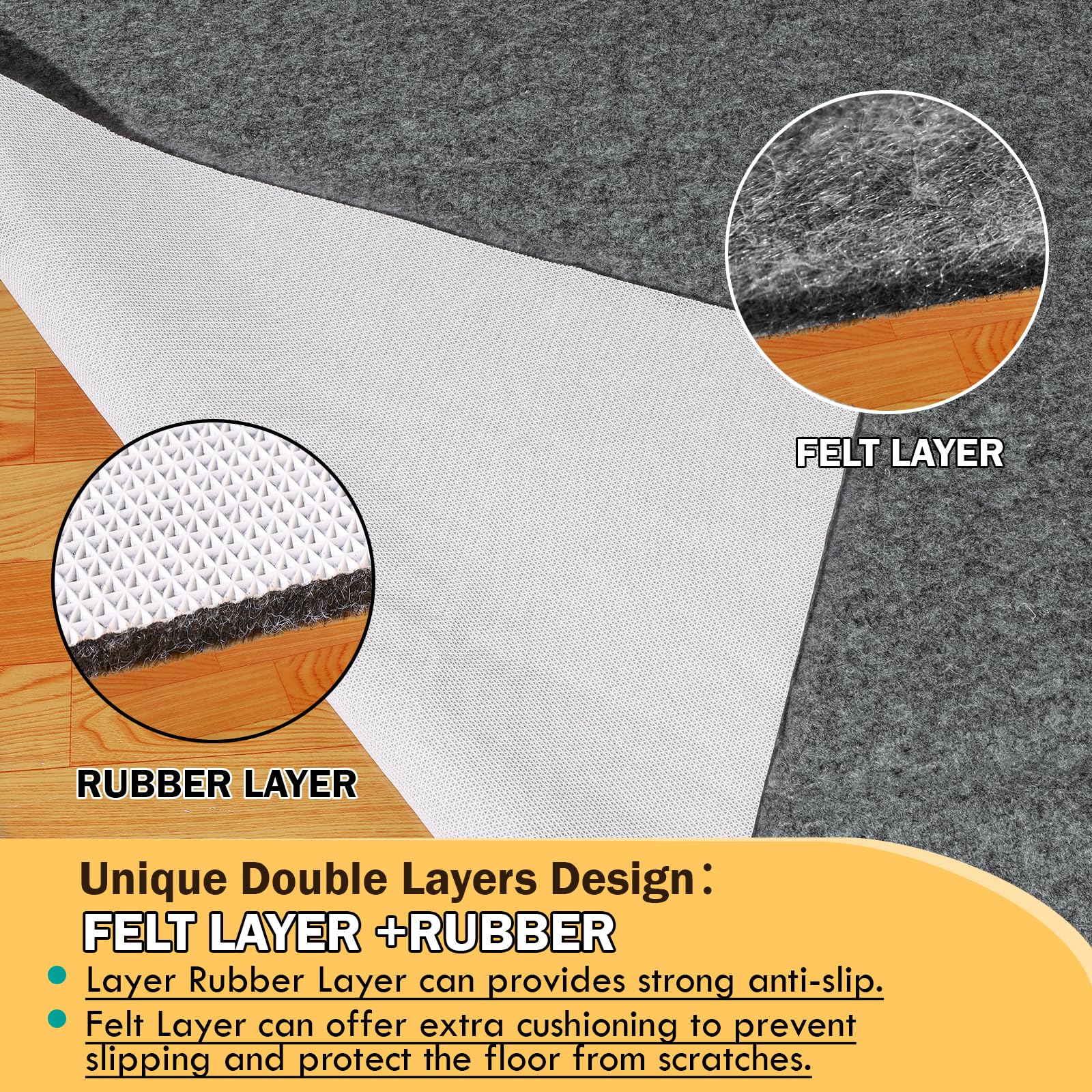 SenQWFa LSQ0813S041 Rug-Pad - View #4