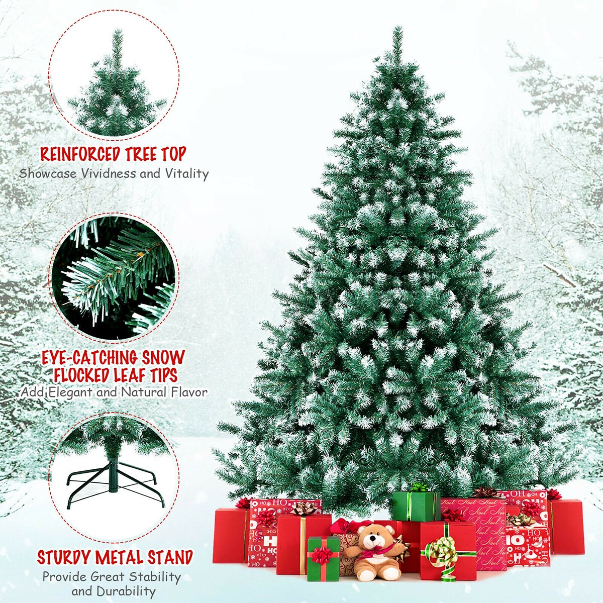 WELLFOR CM-HJY-23625 Artificial-Christmas-Trees - View #4