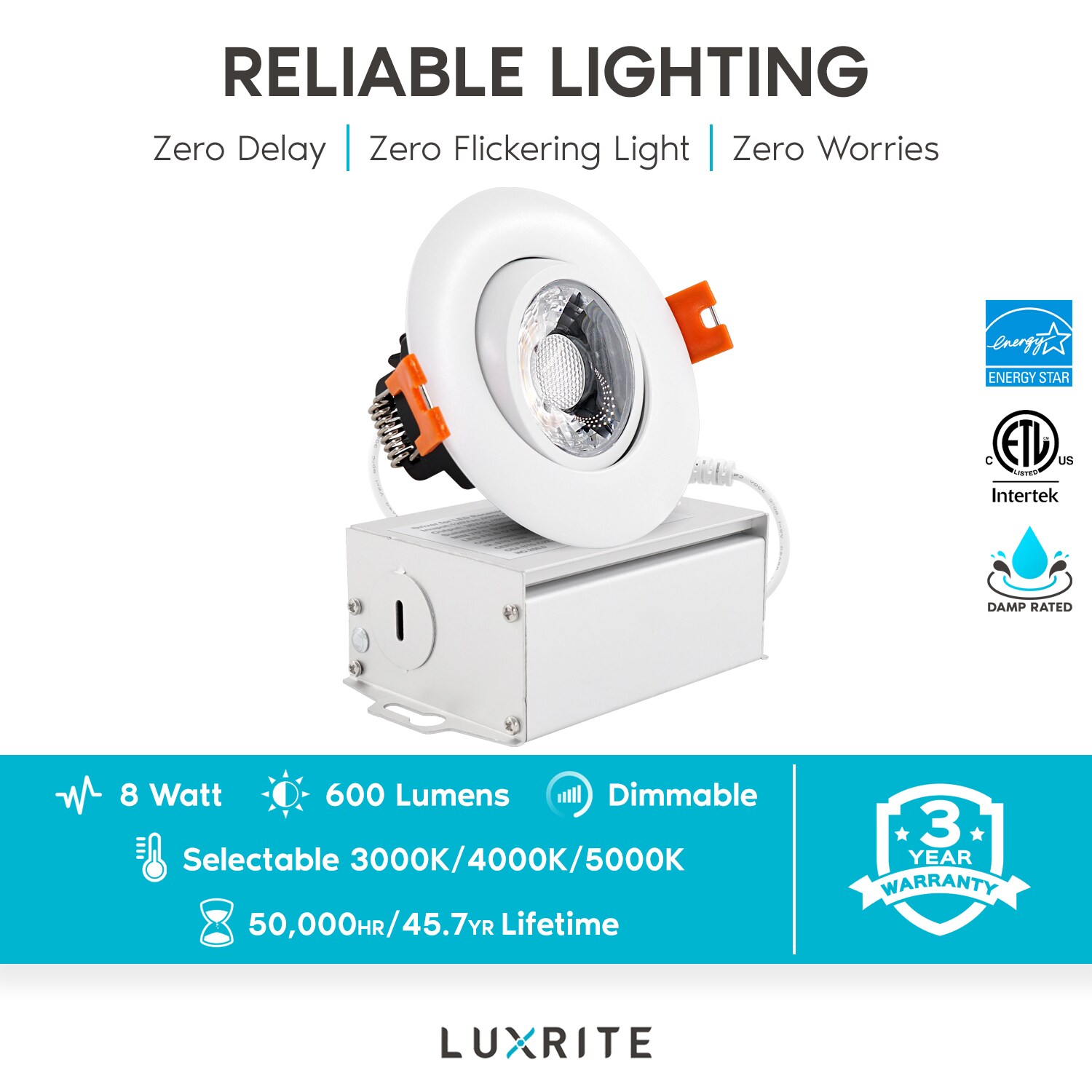 Luxrite LR23246-1PK Led-Retrofit-Downlight - View #7