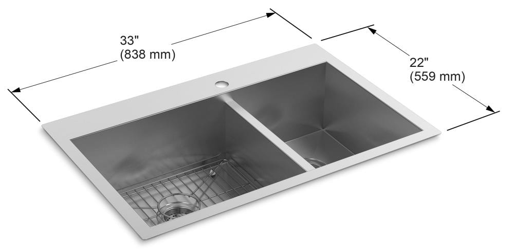 KOHLER 3823-1-NA Kitchen-Sinks - View #3