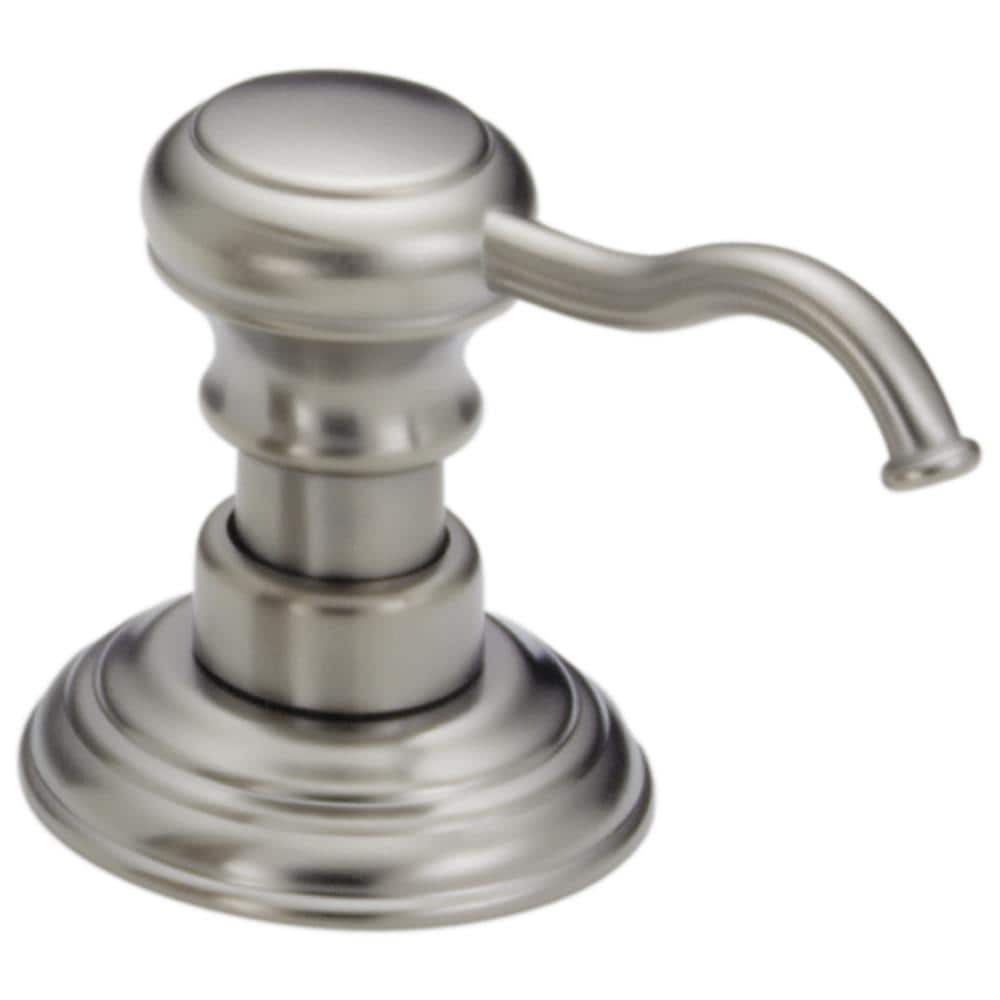 Delta Victorian Stainless 24 oz. Capacity Deck-mount Soap and Lotion ...