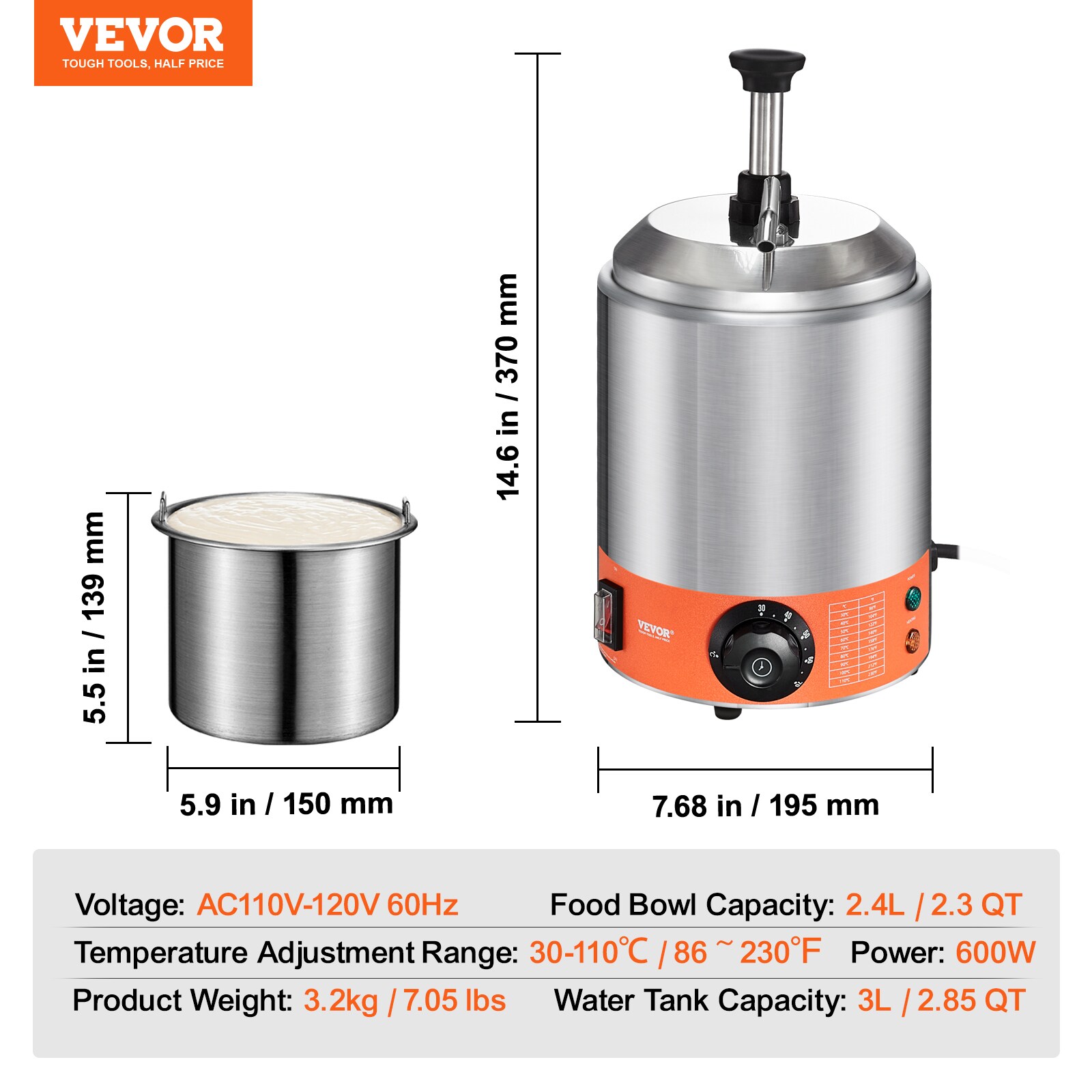 VEVOR XXJYQPJHSM7MMI4MIV1 Specialty-Small-Kitchen-Appliances - View #8