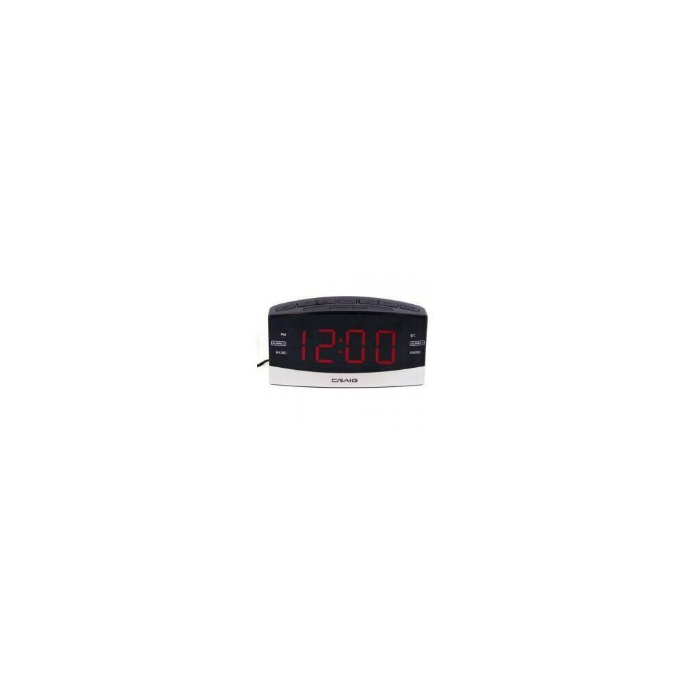 Craig Craig CR41806BT Dual Alarm Clock, Fm Radio and Bluetooth at