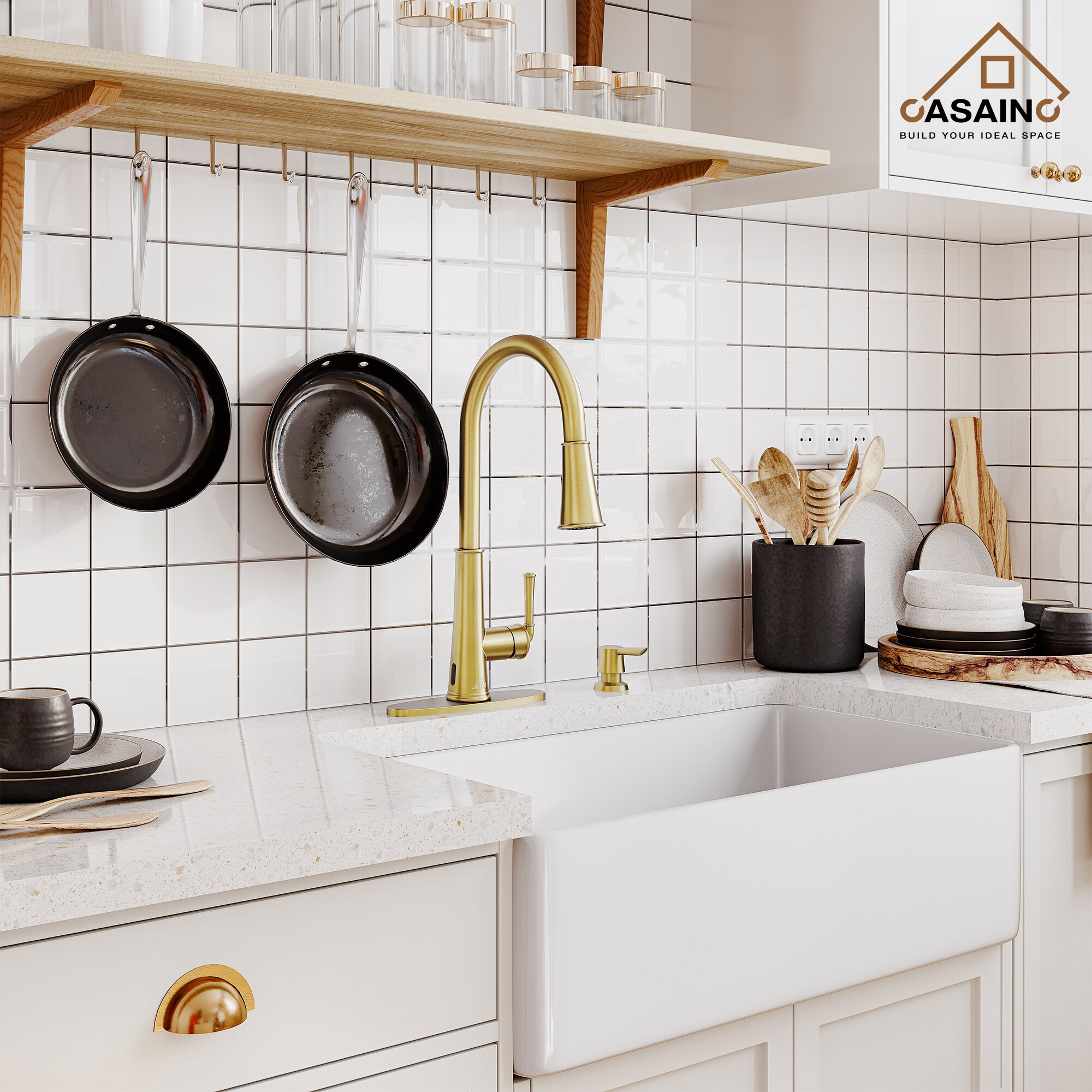 CASAINC CA-W3085-BG Kitchen-Faucets - View #2