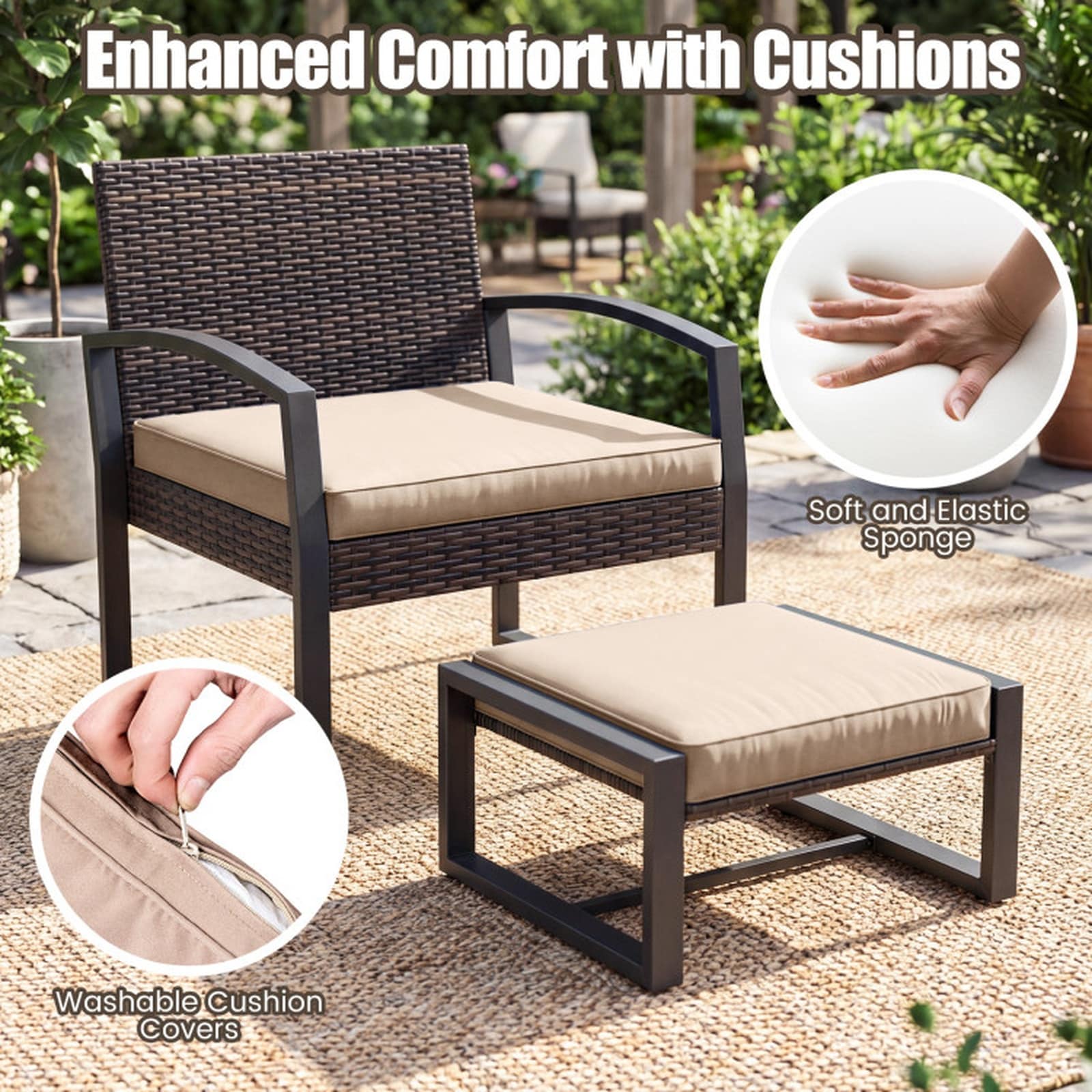 SUGIFT LW047SUGHY1004 Patio-Conversation-Sets - View #6
