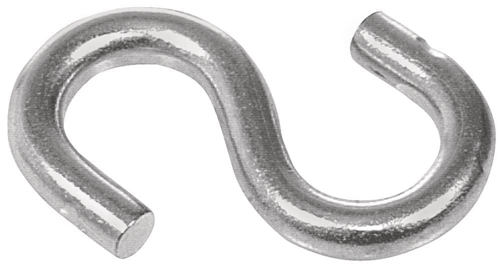 Hillman 3.6-in Zinc-plated Steel S-hook in the Hooks department at