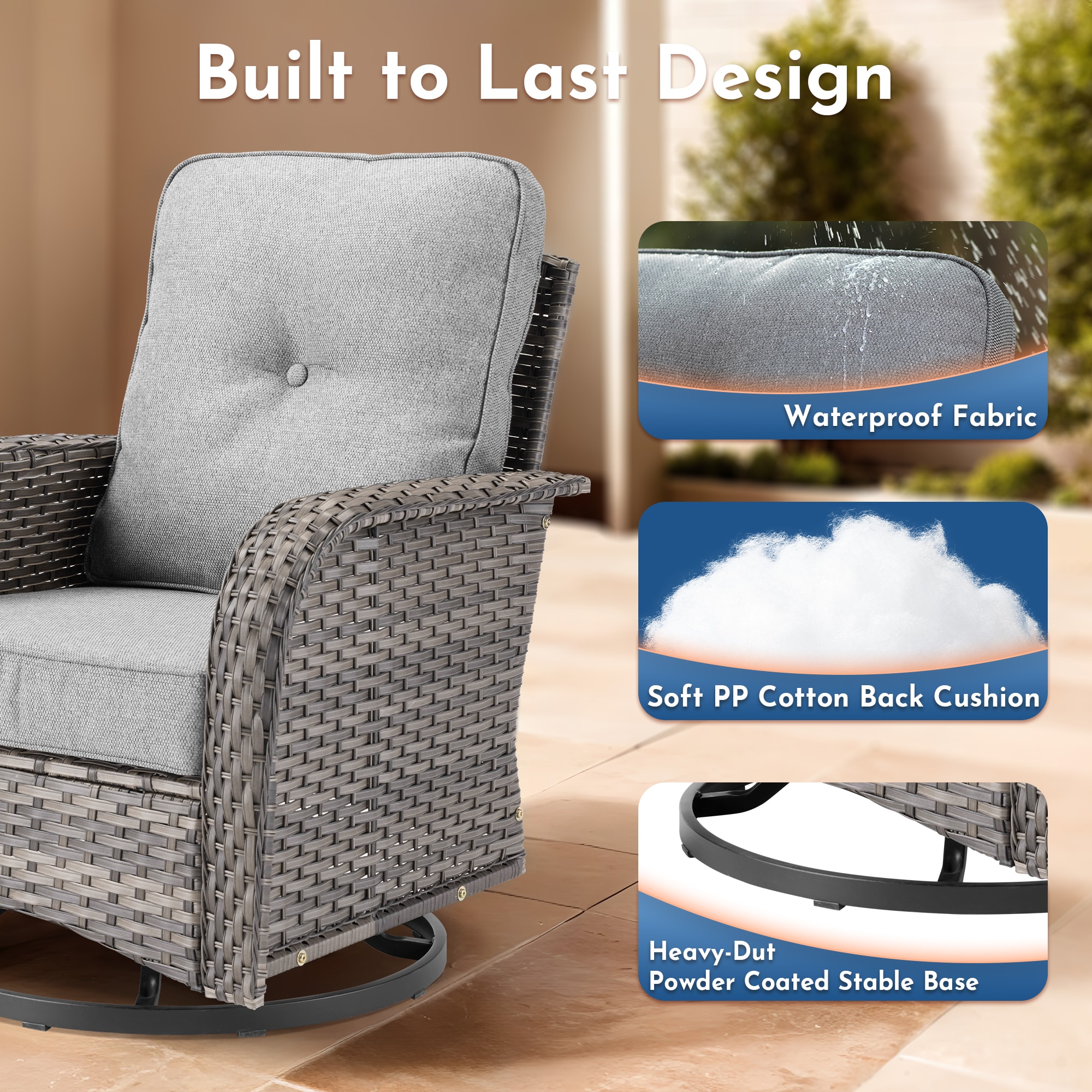 Caodoc L5-GNC203 Patio-Sofas-Daybeds - View #5