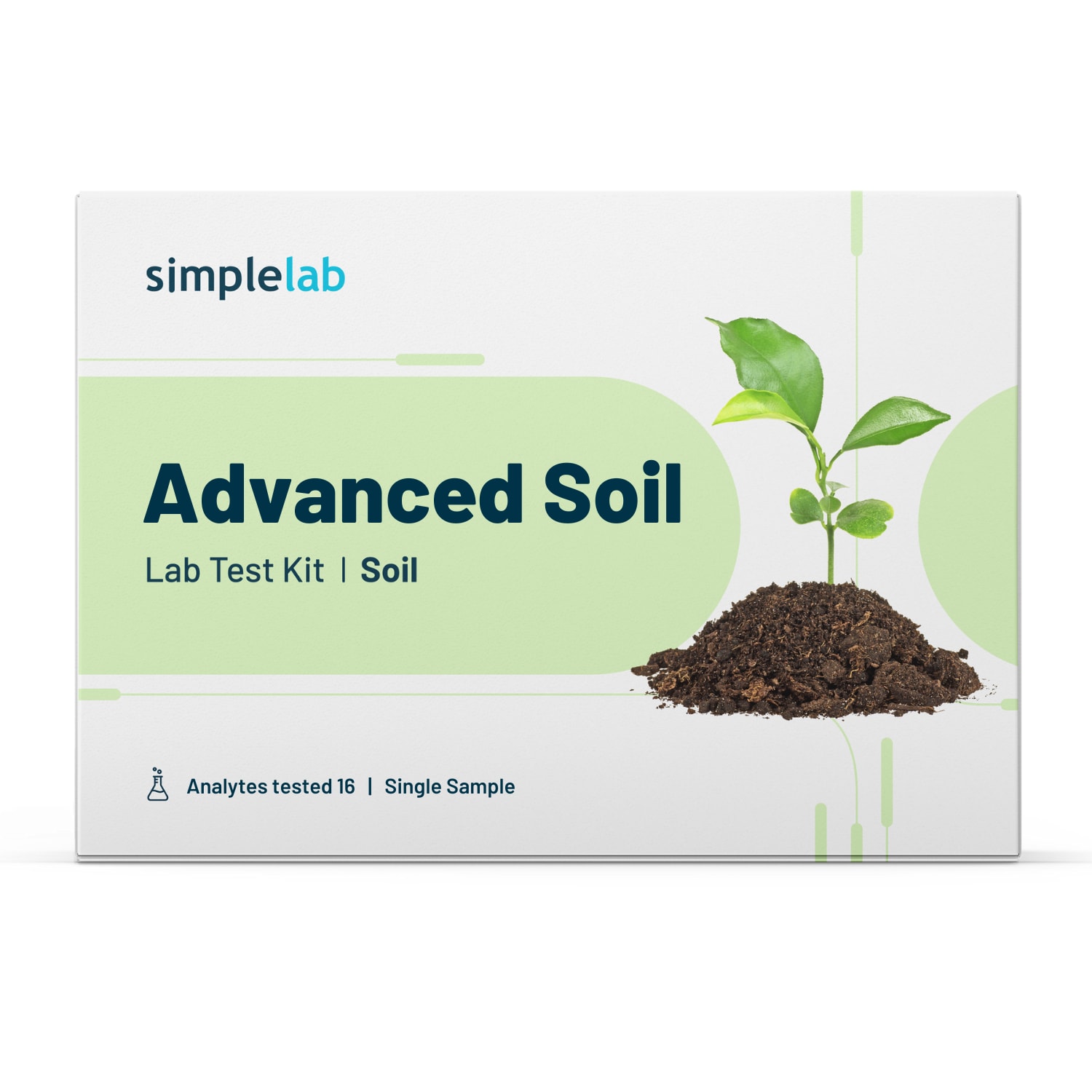 SimpleLab R-SL-SO-DP-S-CB1 Soil Test Kit