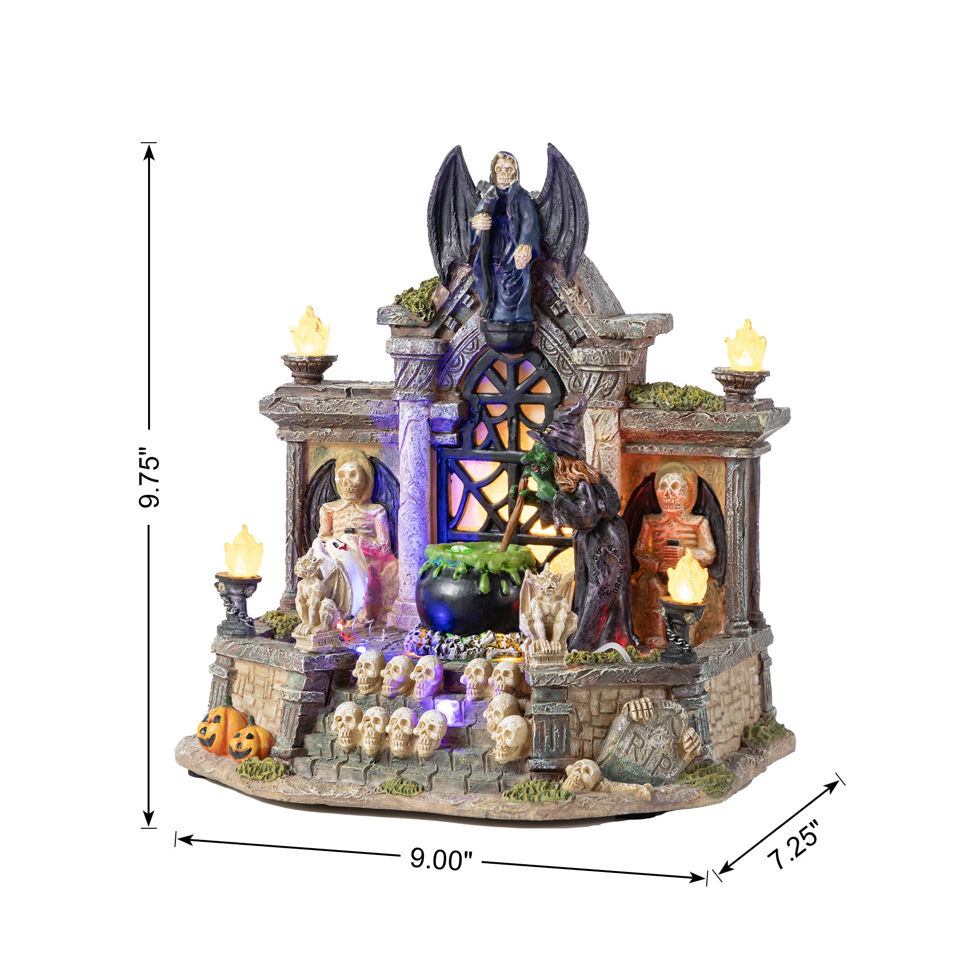 Glitzhome 2042300002 Table-Halloween-Decor - View #4