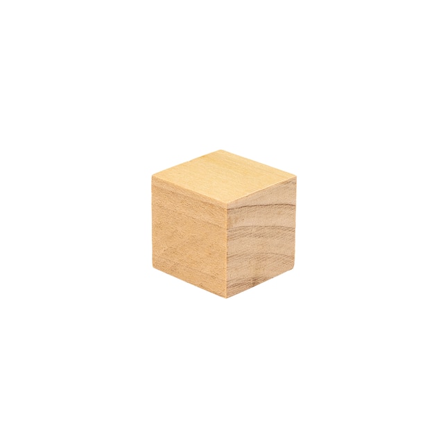 Madison Mill 1-in Hardwood Cubes 27/Pkg in Brown | 448472