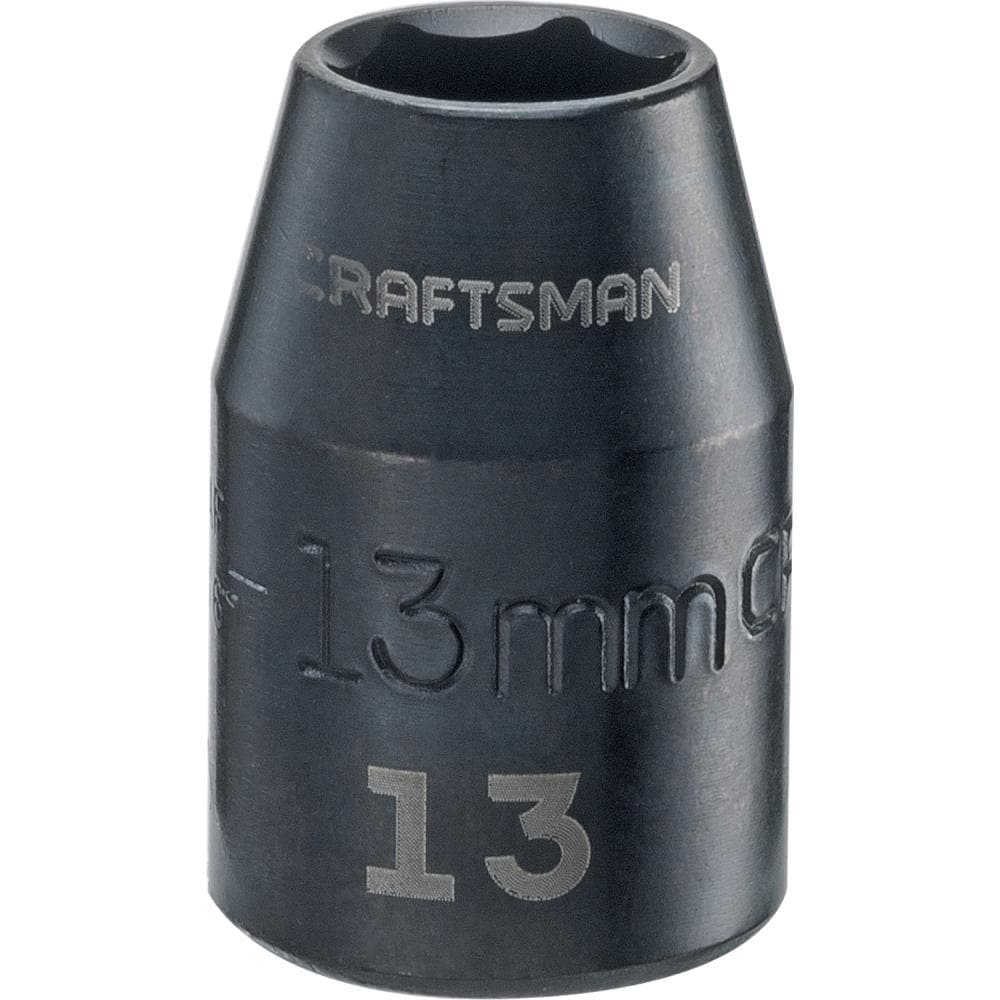 CRAFTSMAN Metric 1/2-in Drive 13mm 6-point Impact Socket Individual #CMMT15861