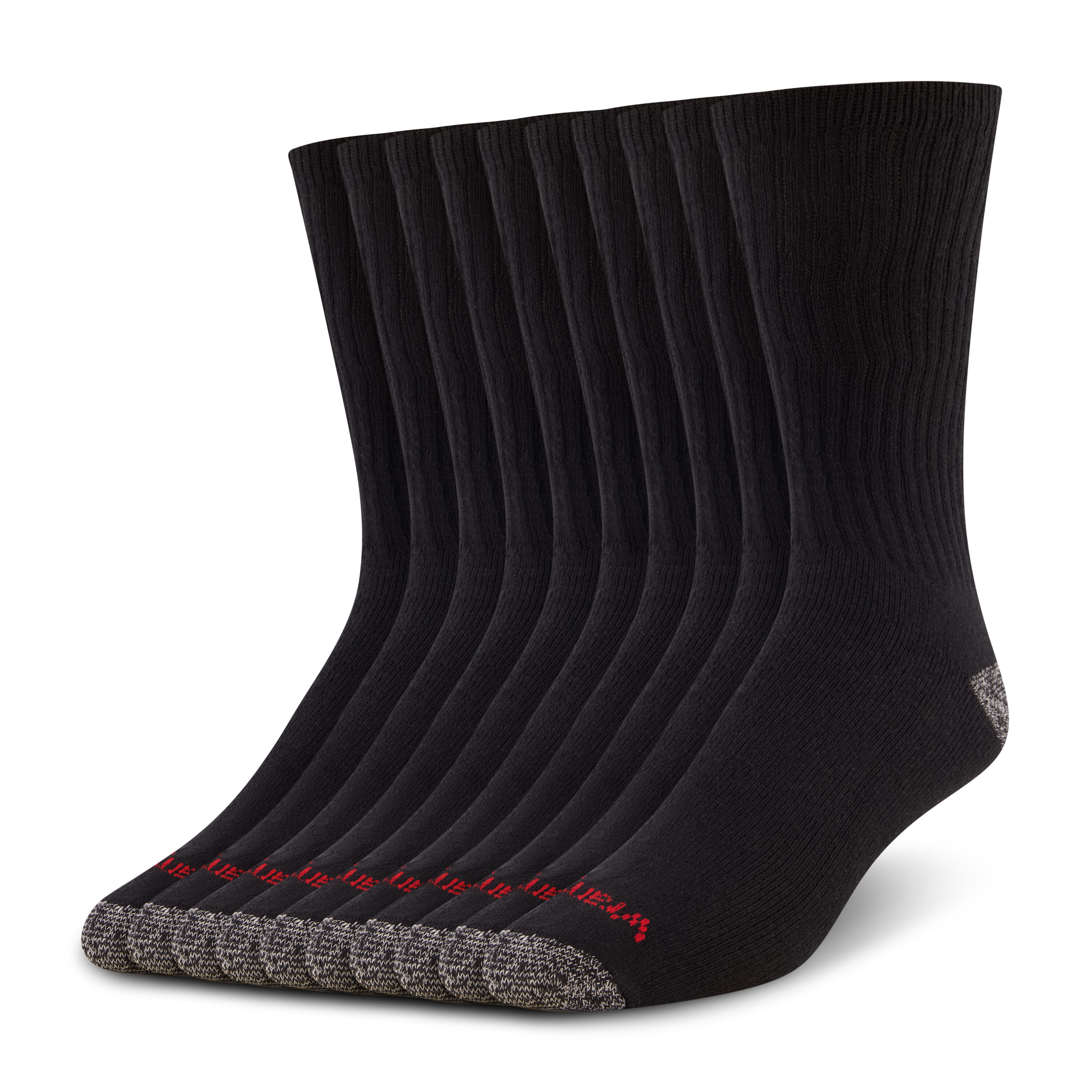 Wrangler WRM406 Men's One size fits most Cotton polyester blend Crew Socks 12 -Pack