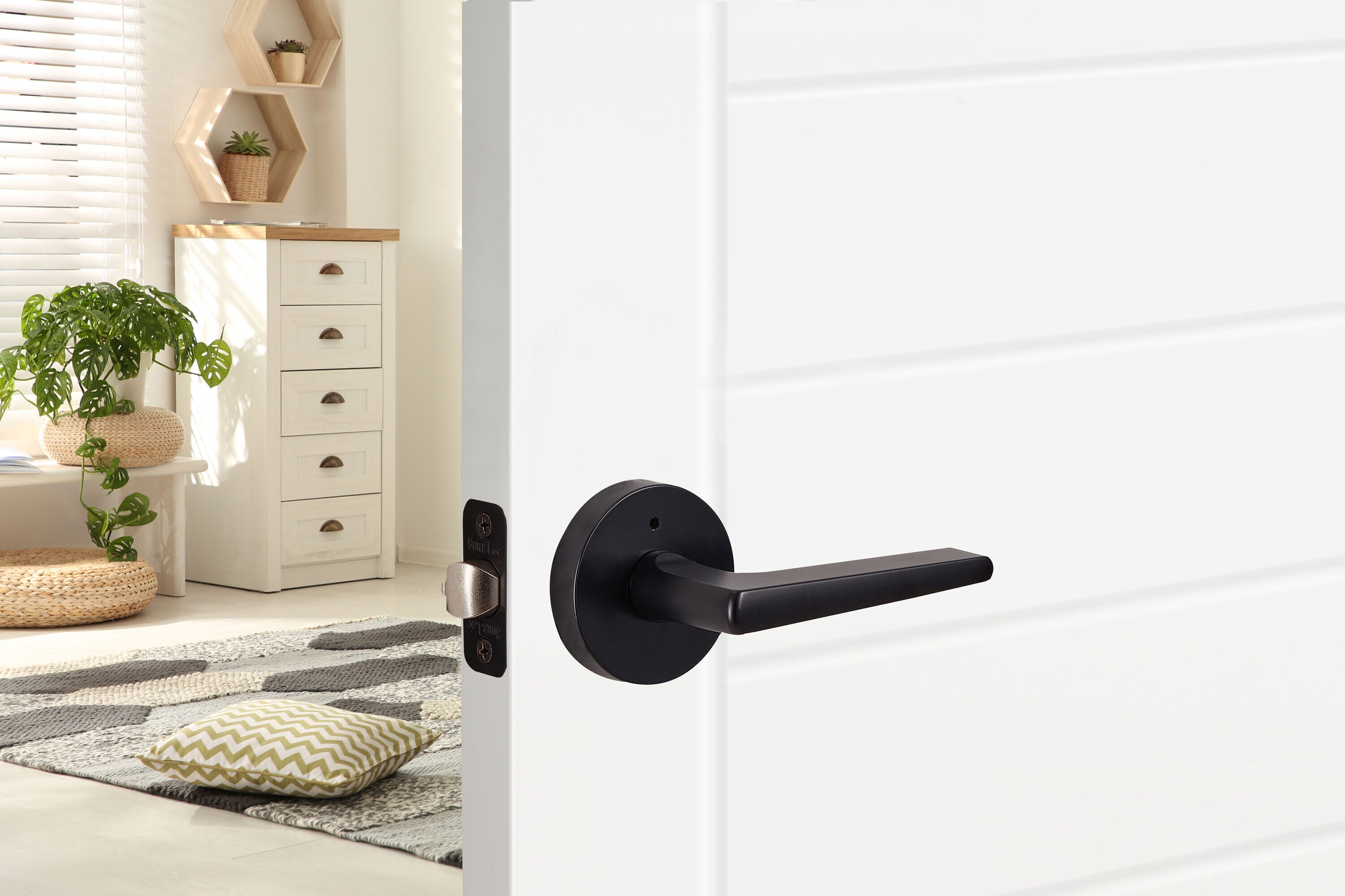 Sure-Loc Hardware BS102-RD FBL Door-Handles - View #3