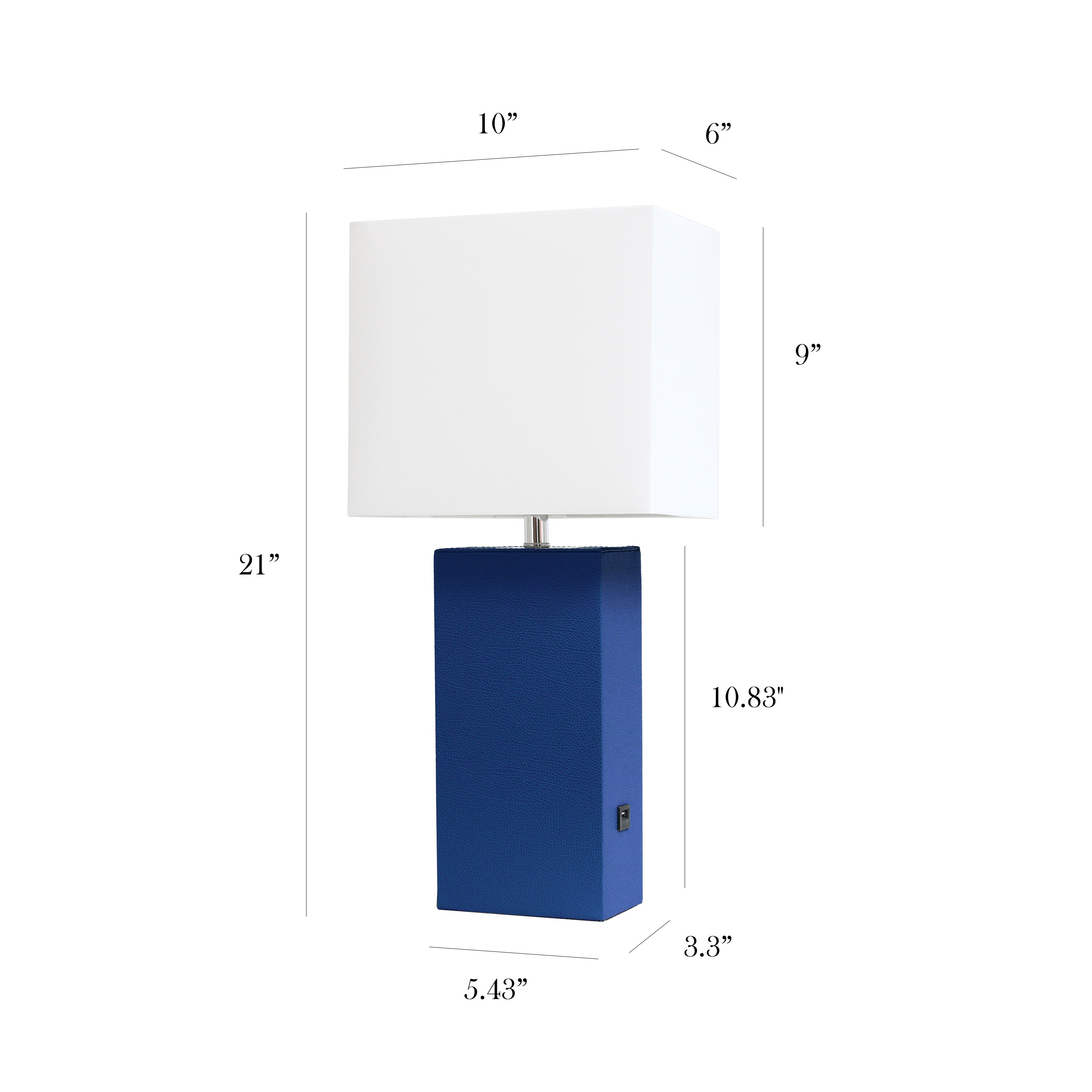 Elegant Designs LT1053-BLU Table-Lamps - View #3