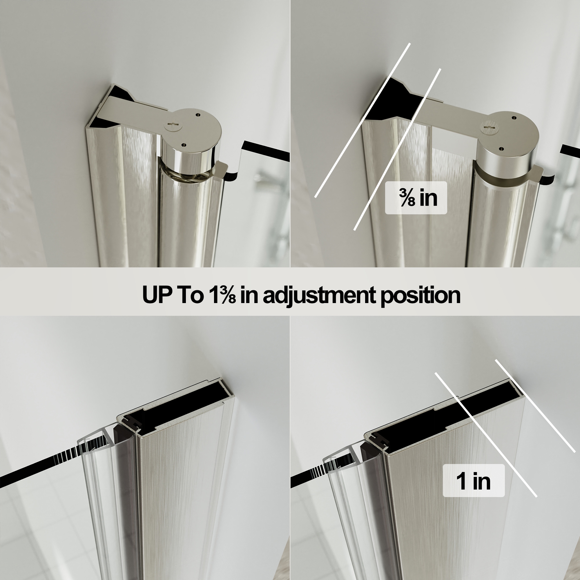 WELLFOR DTG-BAS111MB Shower-Doors - View #9