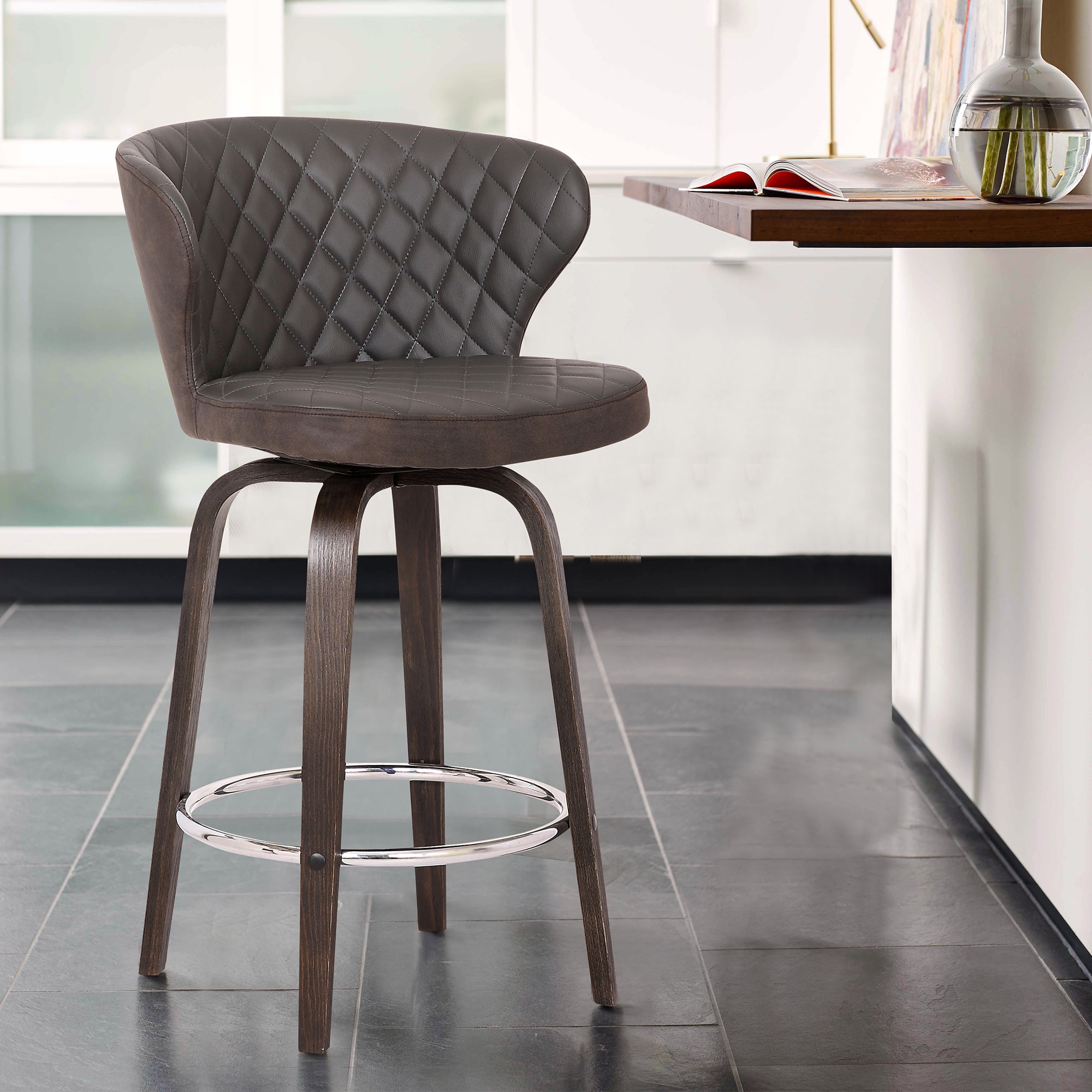 Armen Living LCMTBAWABR30 stools - View #6