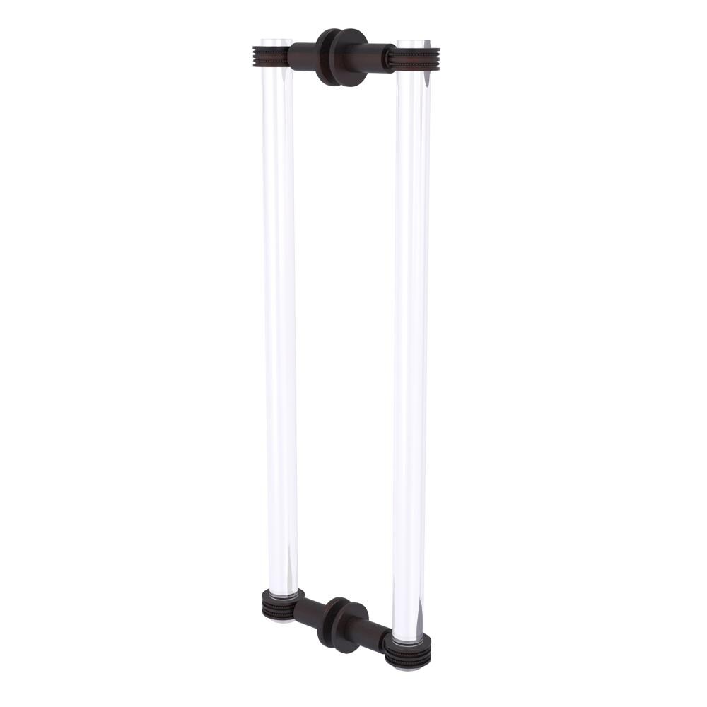 Allied Brass CV-406D-18BB-VB Venetian bronze 18-Inches Hinged shower door Handle