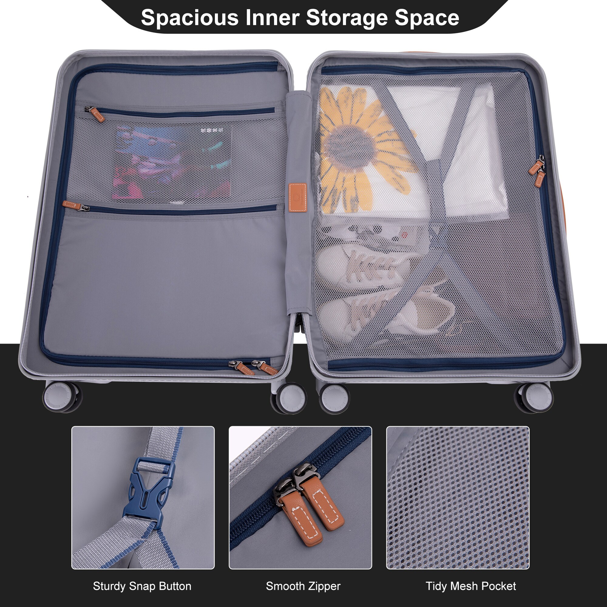 SINOFURN SYD9400004BK Luggage-And-Luggage-Sets - View #7